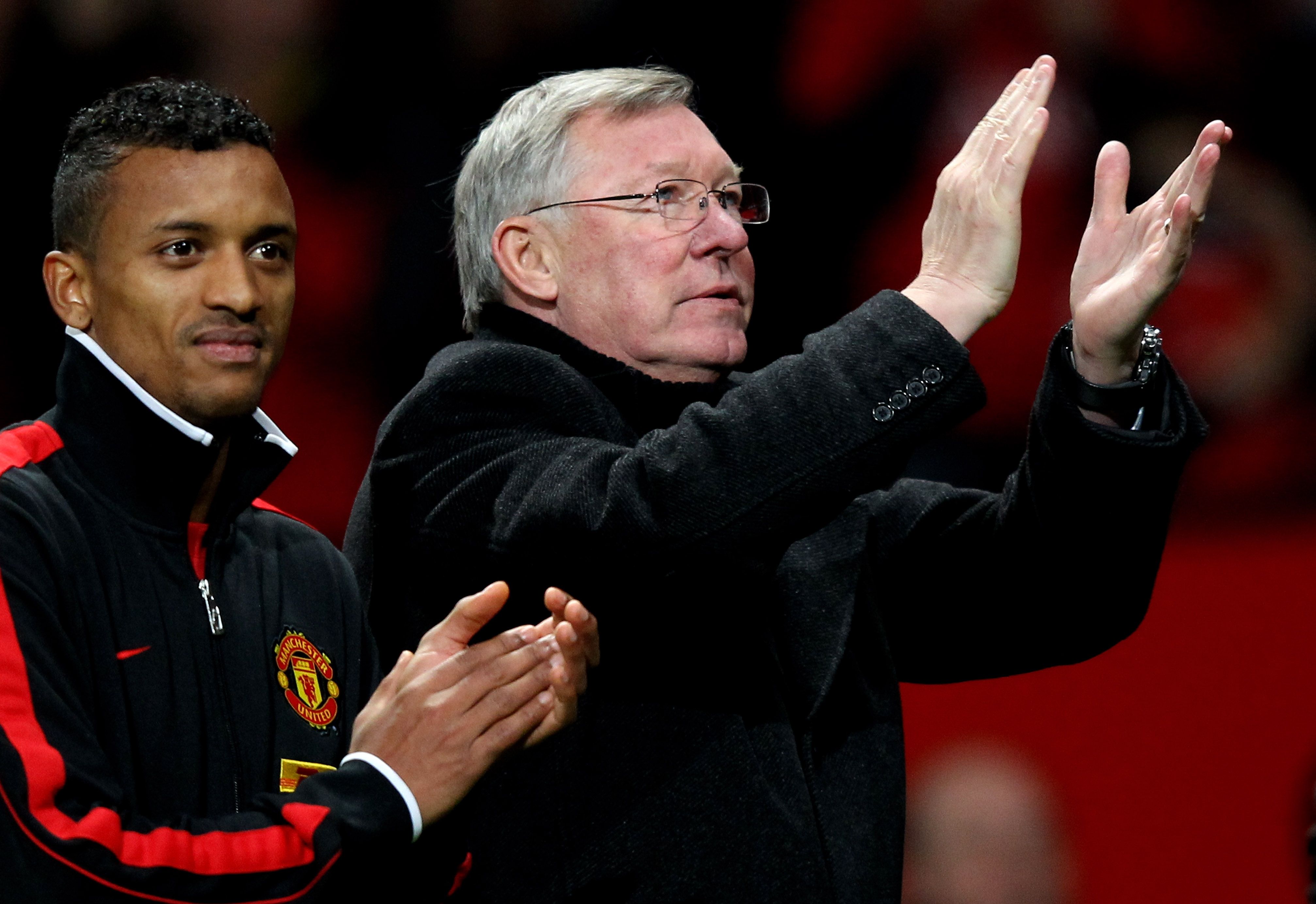 Luis Nani & Sir Alex Ferguson - Manchester United