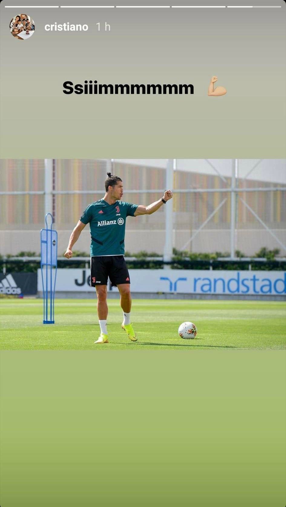 Cristiano Ronaldo "sim"