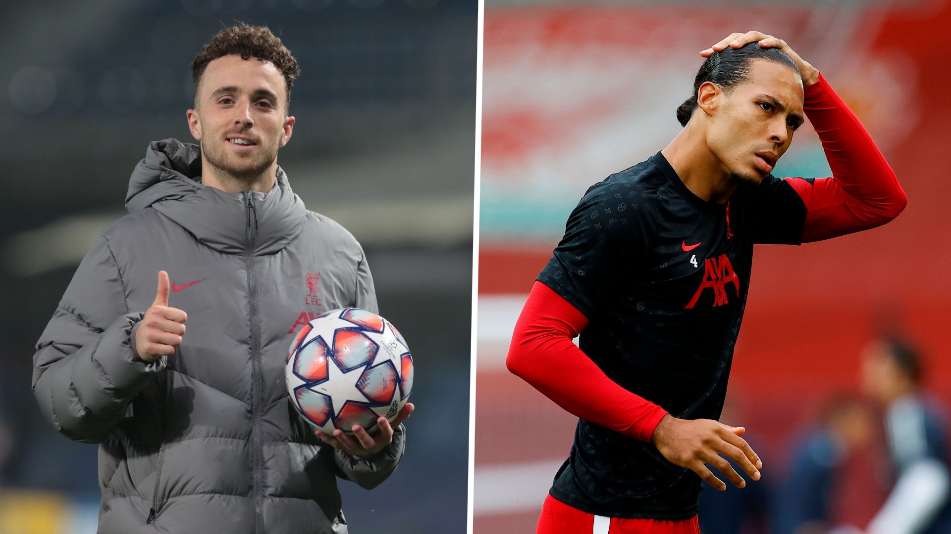 Diego Jota Virgil Van Dijk Liverpool 2020-21