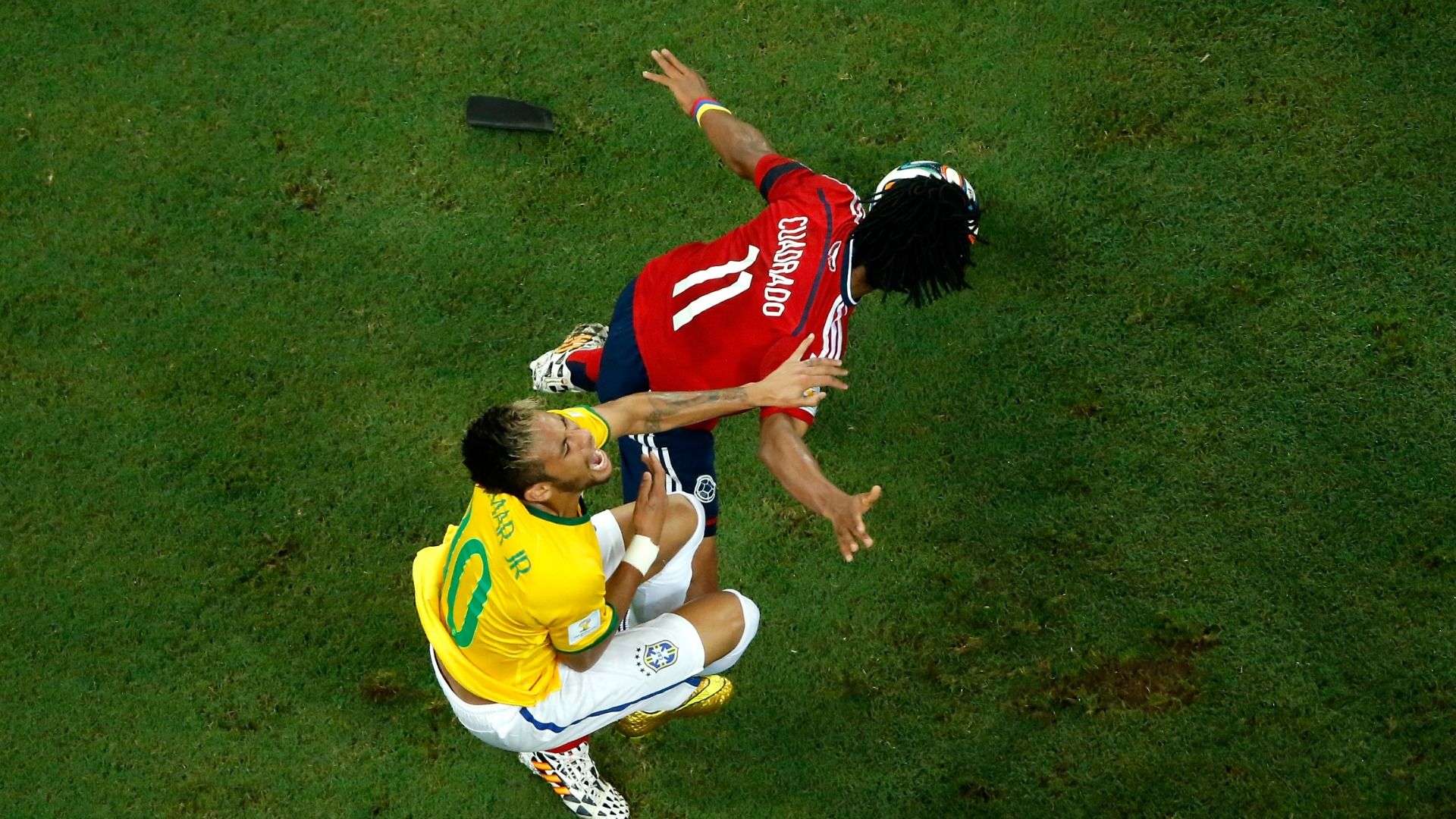 Neymar Cuadrado Brazil 2014