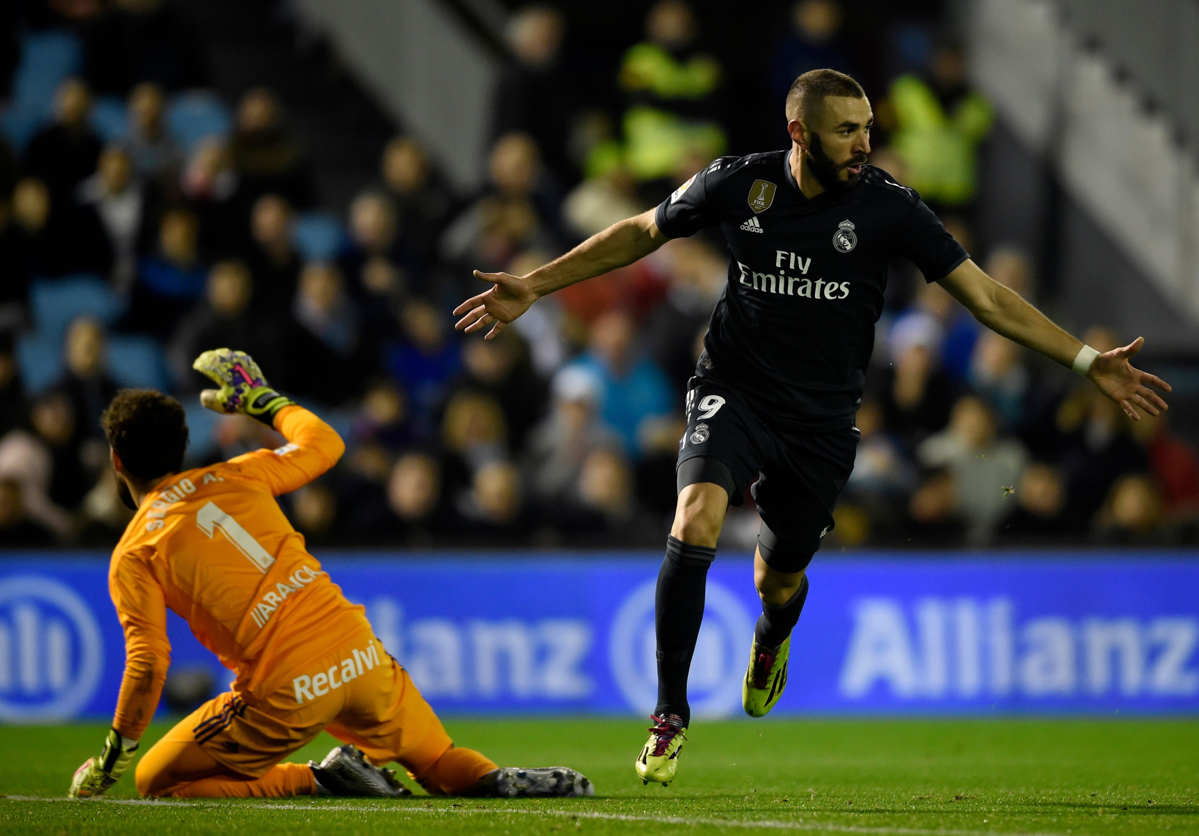 BENZEMA CELTA REAL MADRID LALIGA
