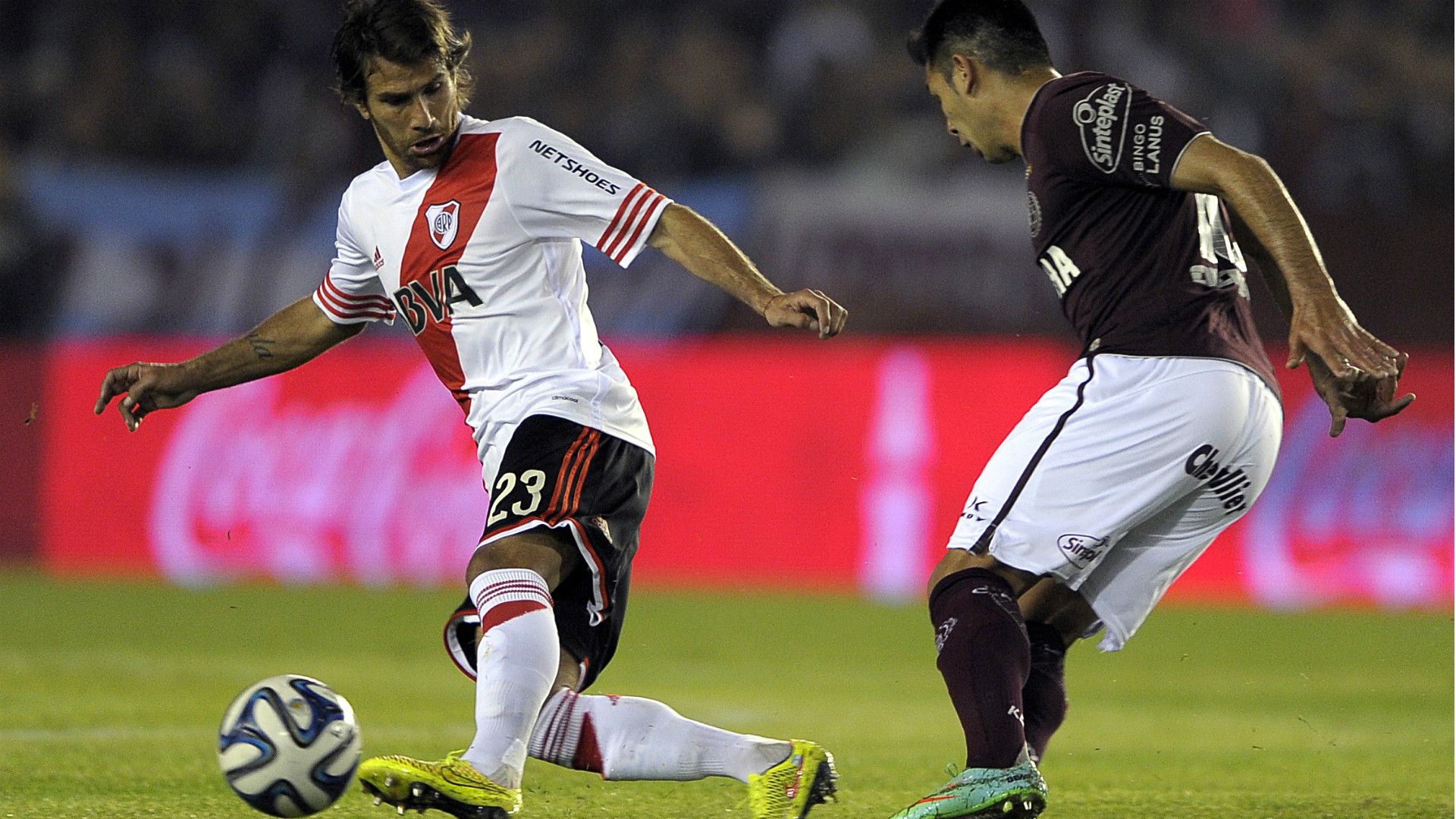 Leonardo Ponzio Silvio Romero Lanus River Campeonato de Primera Division 28092014