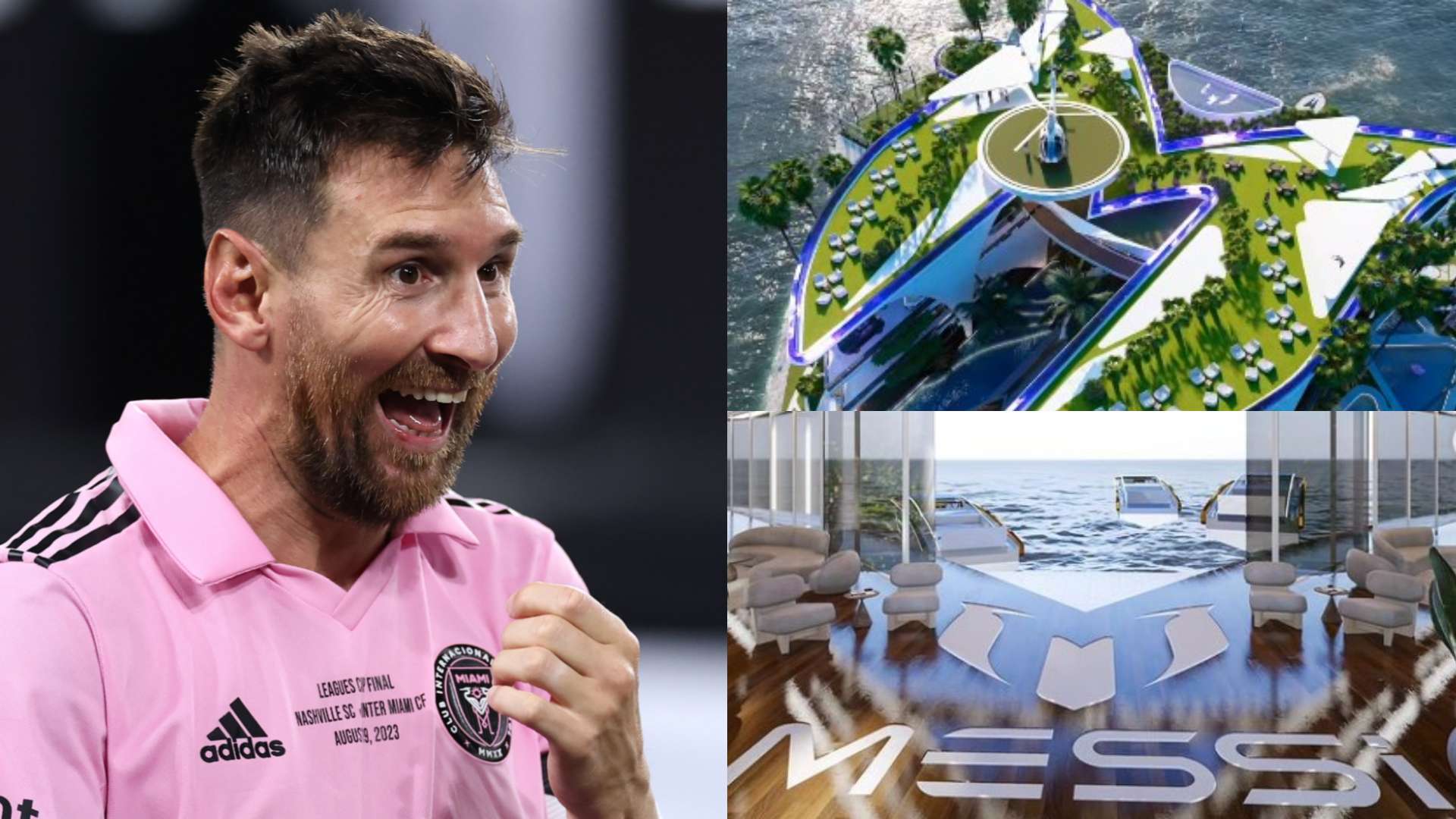 Lionel Messi concept mansion