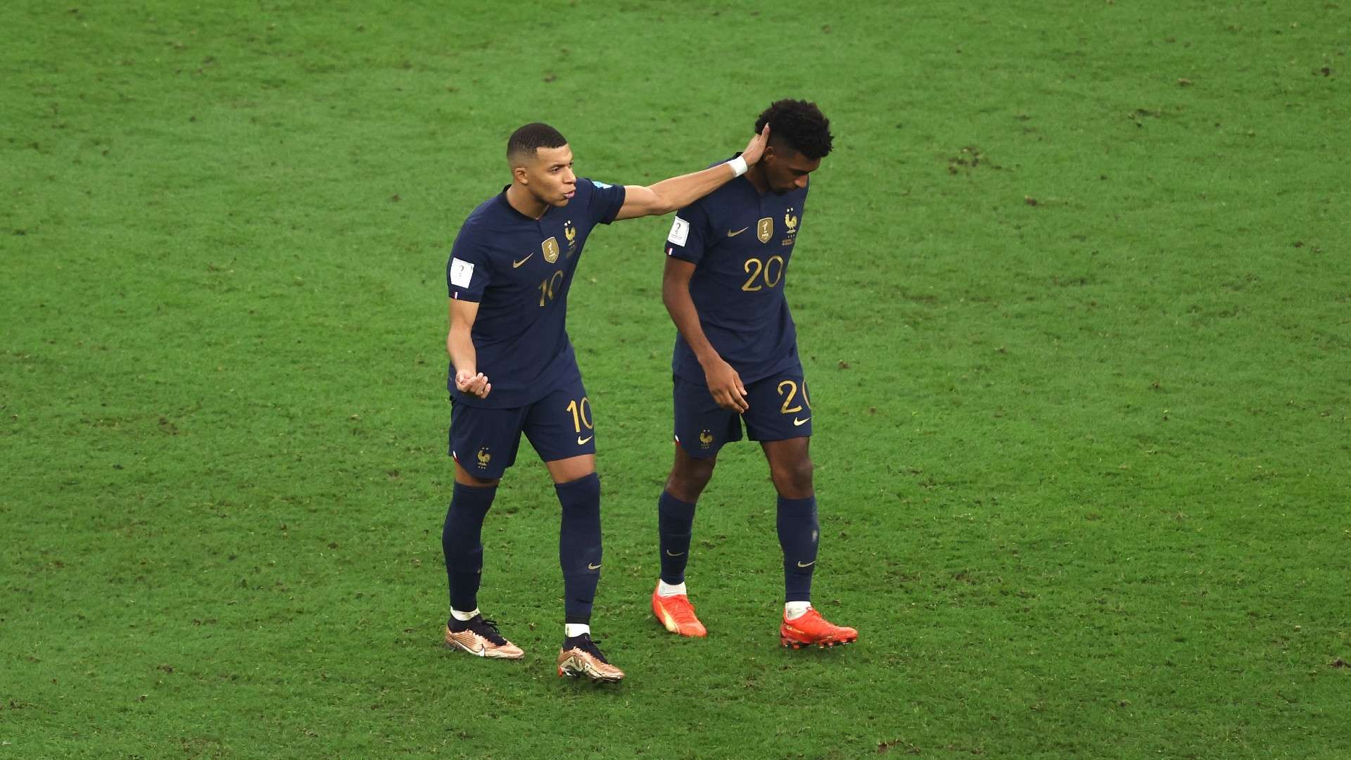 Kylian Mbappe Kingsley Coman France 2022