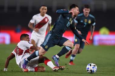 Lionel Messi Argentina Perú Eliminatorias 14102021