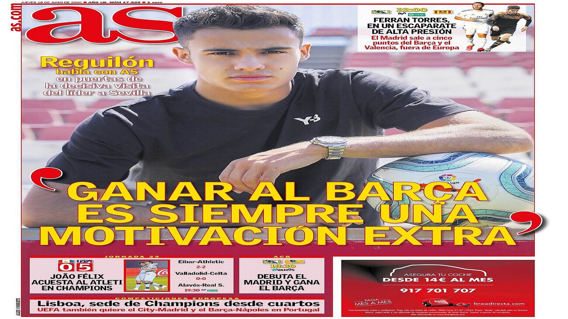 newspapers 18 June embed only AS