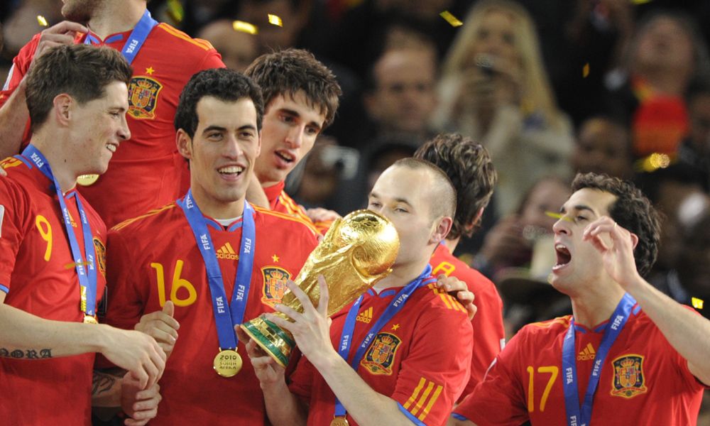 Andres Iniesta Spain World Cup 2010