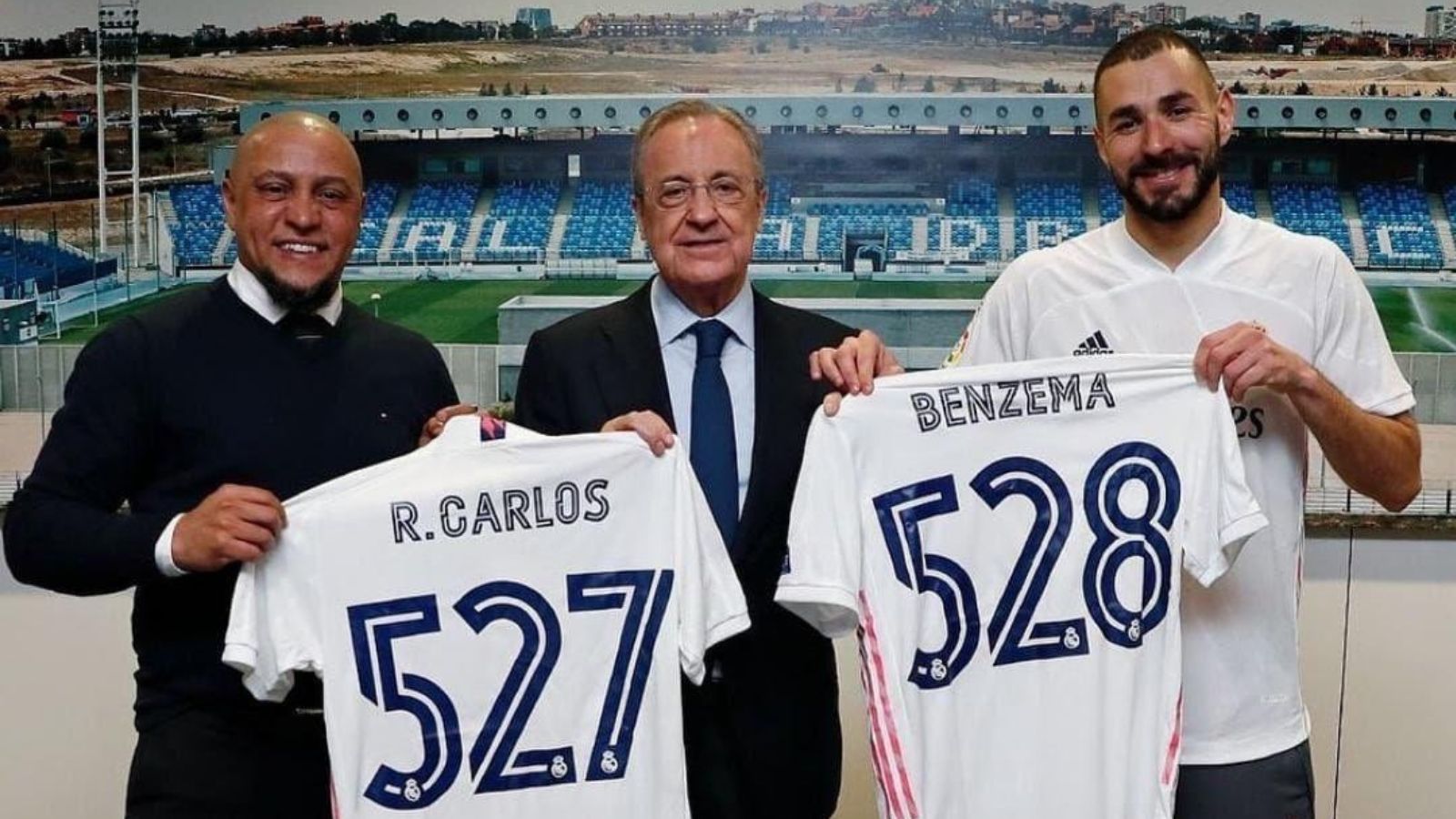 Benzema Roberto Carlos Real Madrid