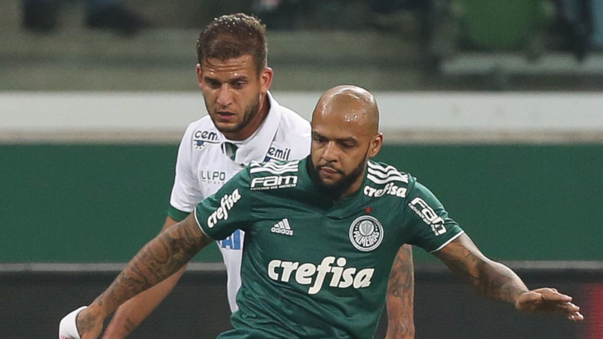 Felipe Melo Rafael Moura Palmeiras America-MG Copa do Brasil 23052018
