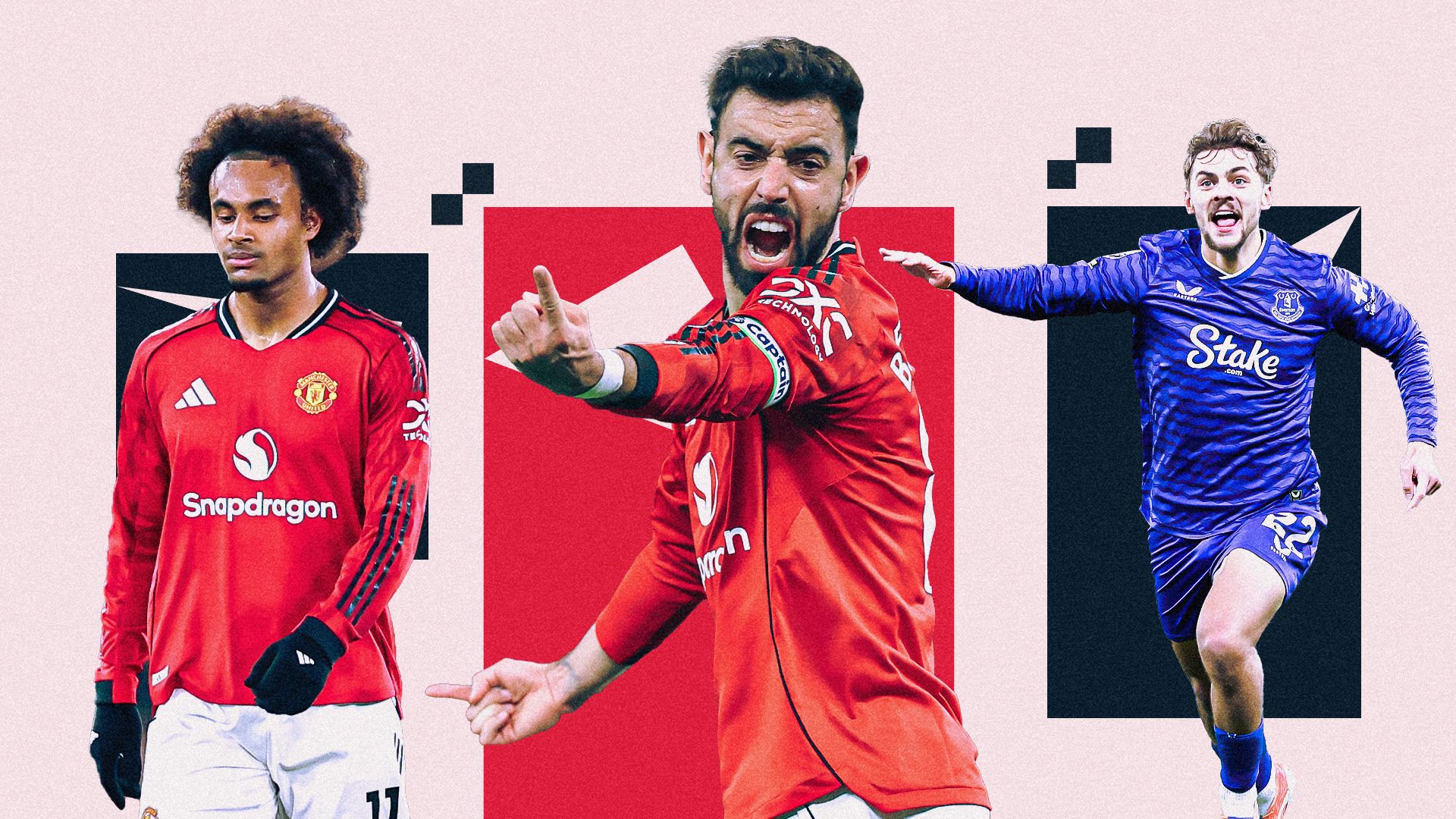 Man Utd player ratings vs Everton: Bruno Fernandes struggles and Joshua Zirkzee can't take his chance as Red Devils fall to disappointing home defeat against 10 men