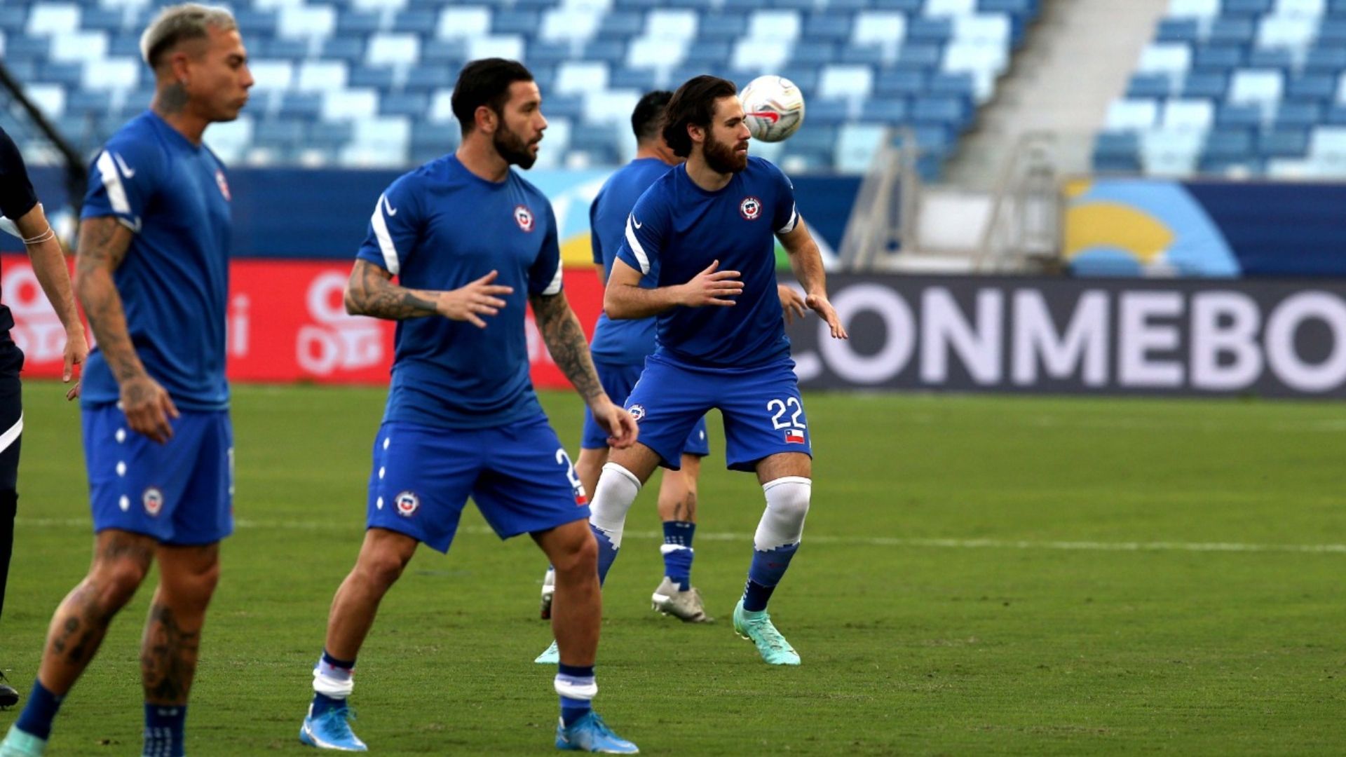 210621 Chile Uruguay Ben Brereton Eduardo Vargas Eugenio Mena