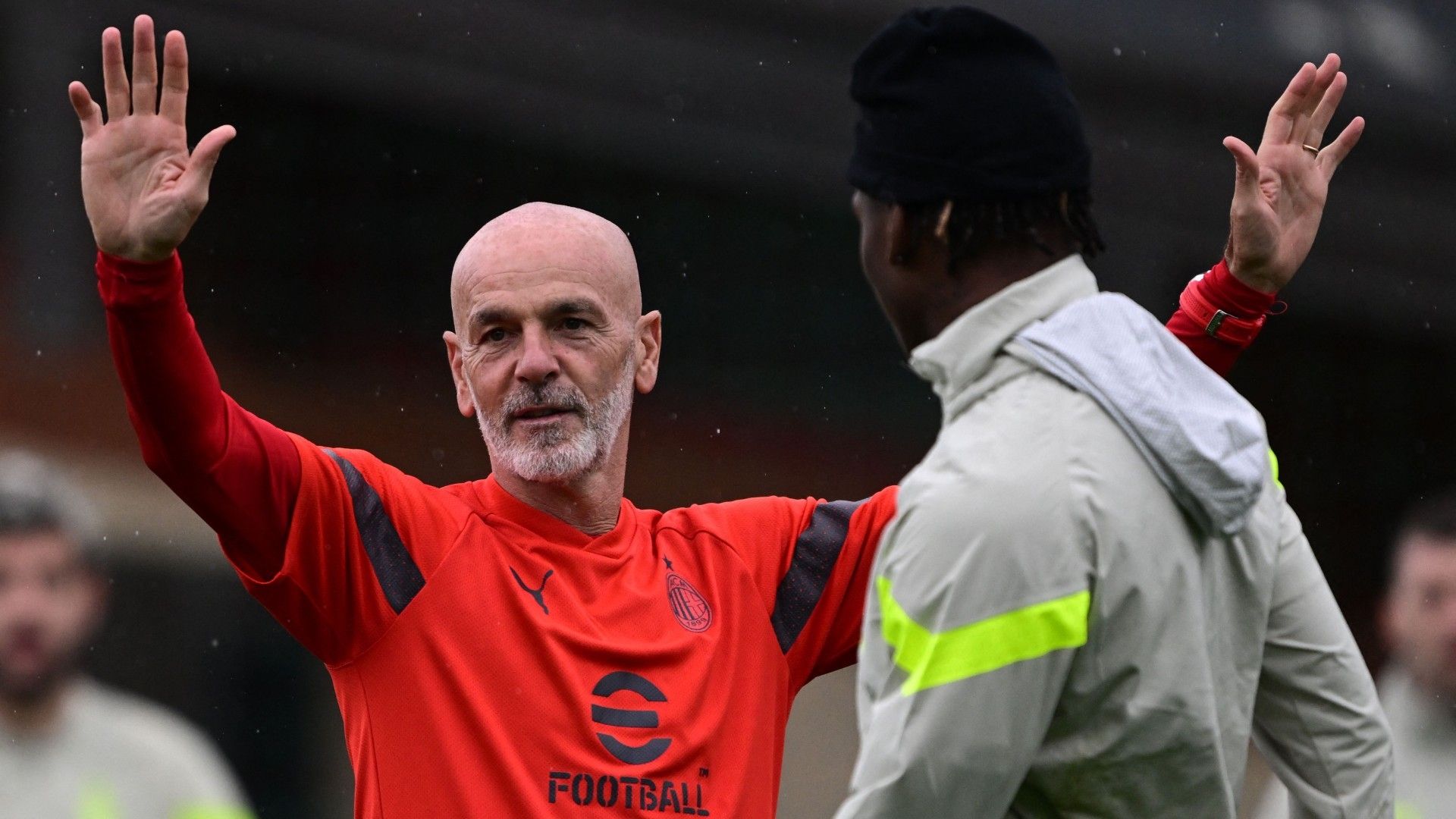 Milan training Pioli