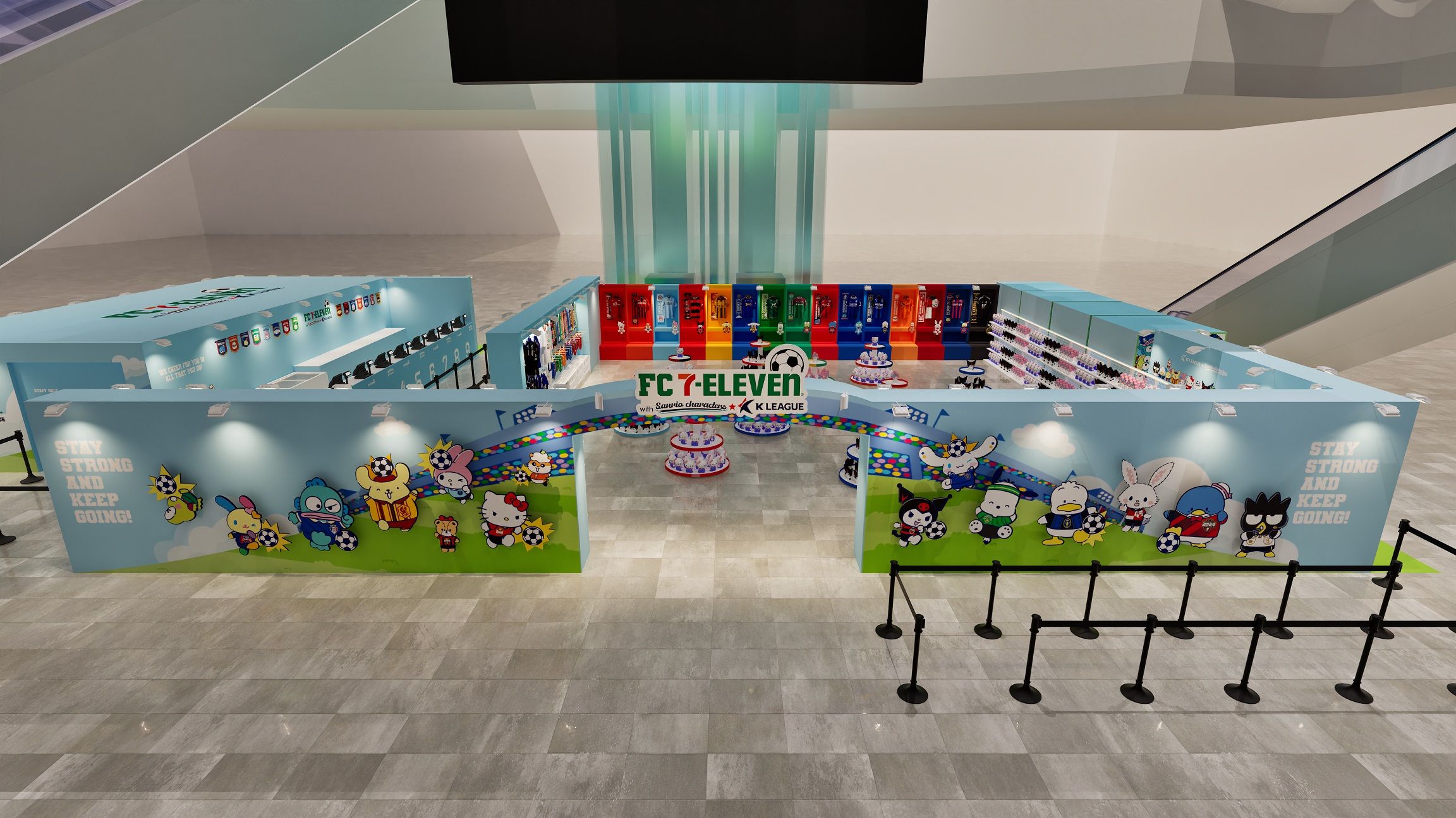 K리그·세븐일레븐·산리오캐릭터즈 콜라보 팝업스토어