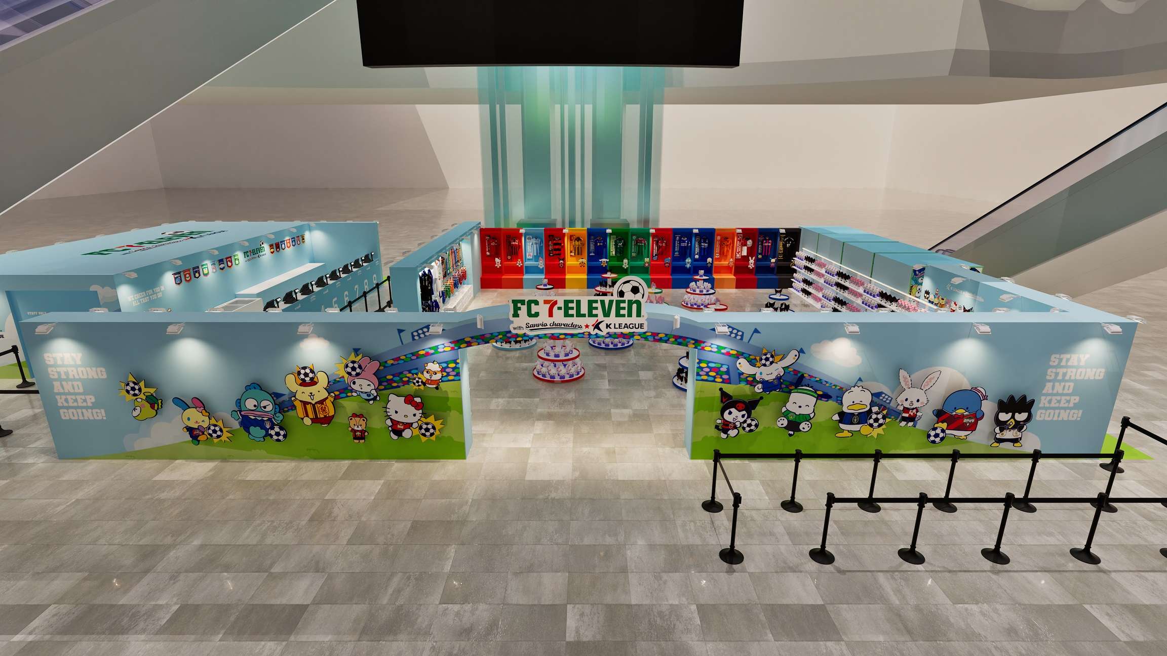 K리그·세븐일레븐·산리오캐릭터즈 콜라보 팝업스토어