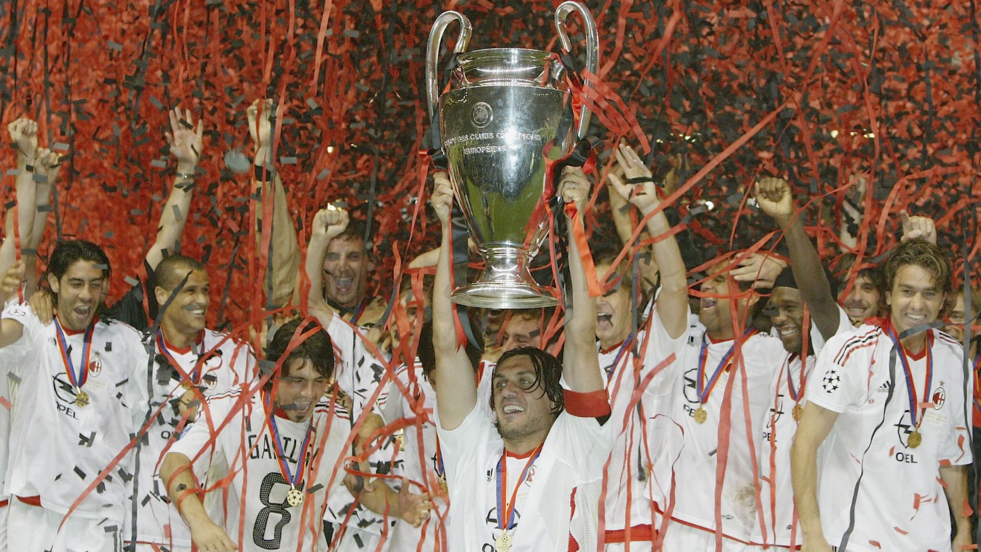 Paolo Maldini Milan Champions League