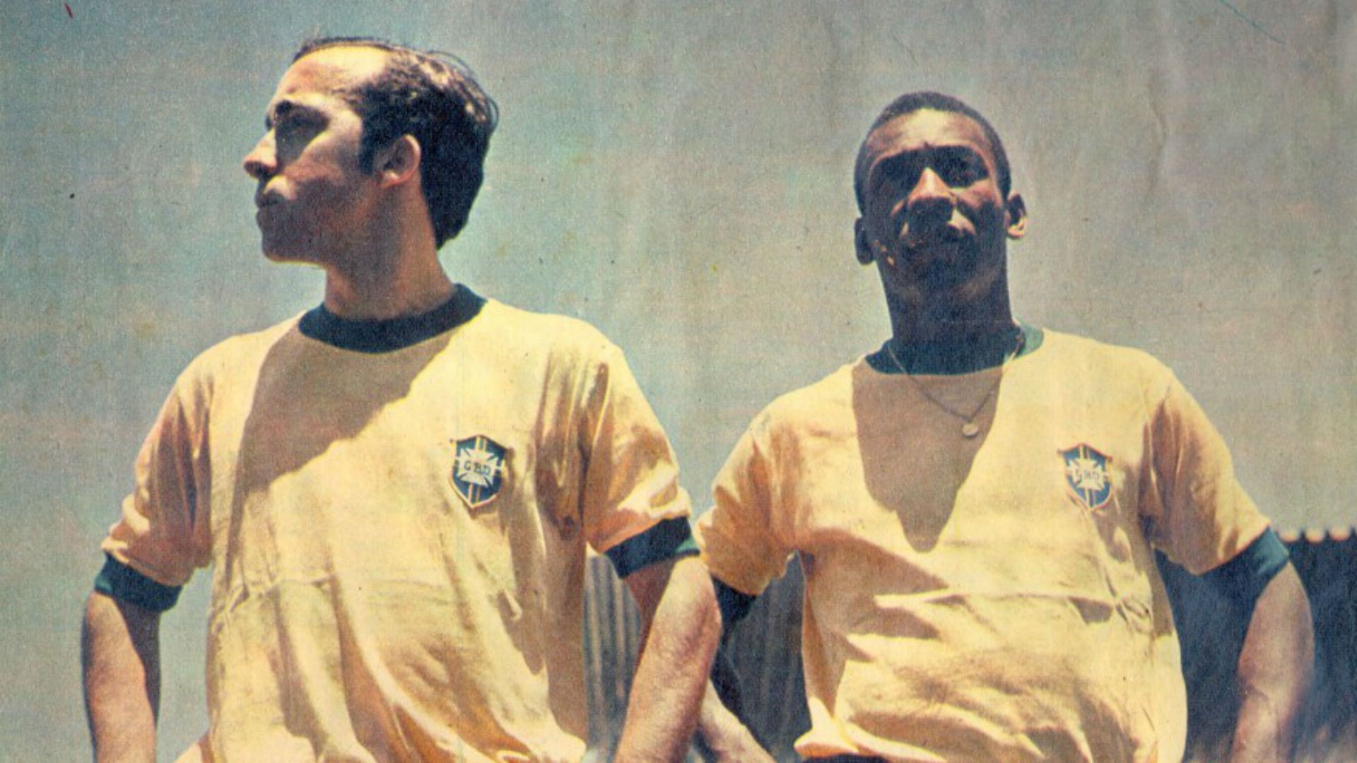 Tostão Pelé Brasil Seleção Copa do Mundo 1970