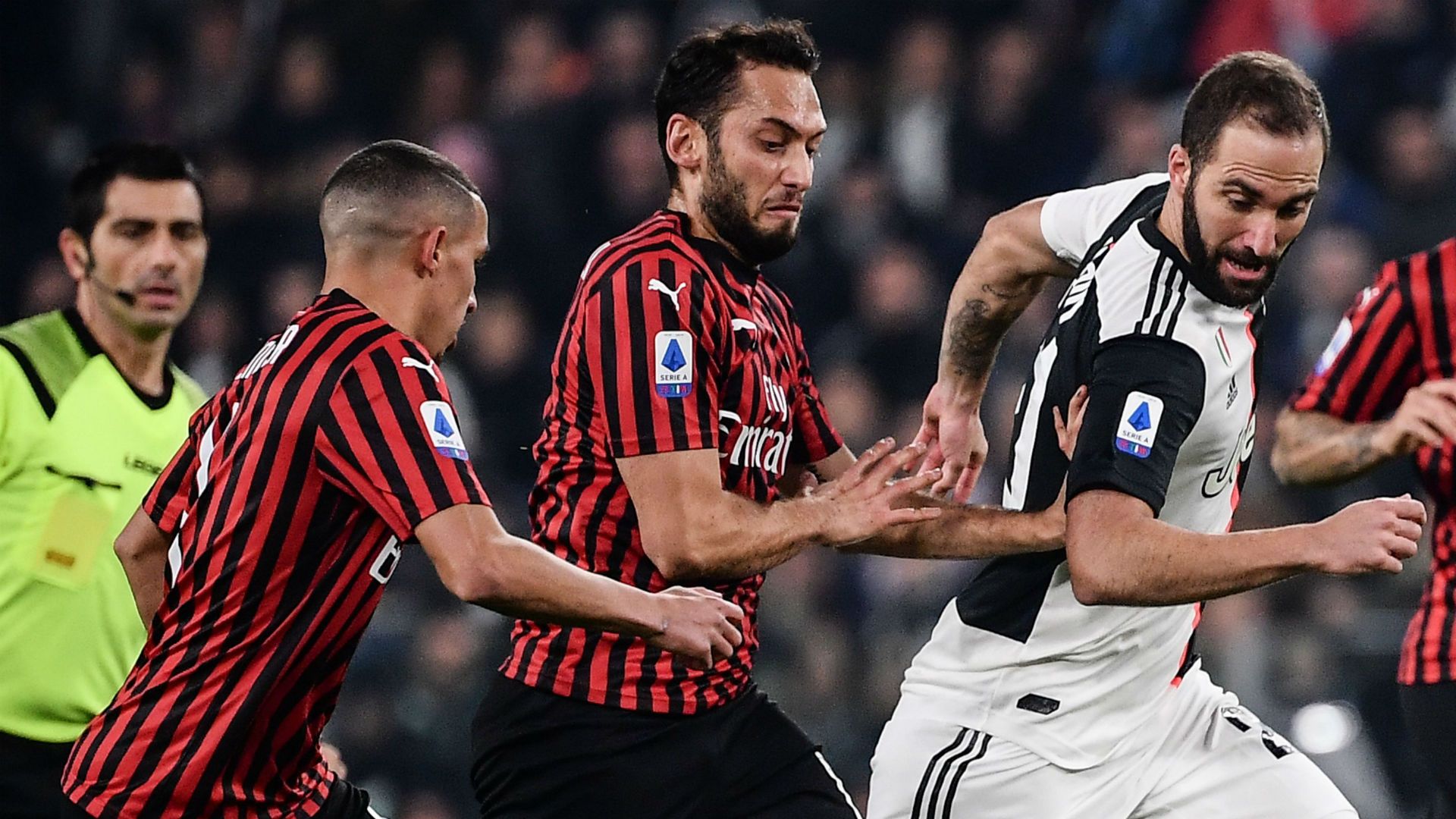 Bennacer Calhanoglu Juventus Milan