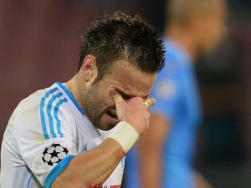 Mathieu Valbuena Marseille Napoli Champions League 11062013
