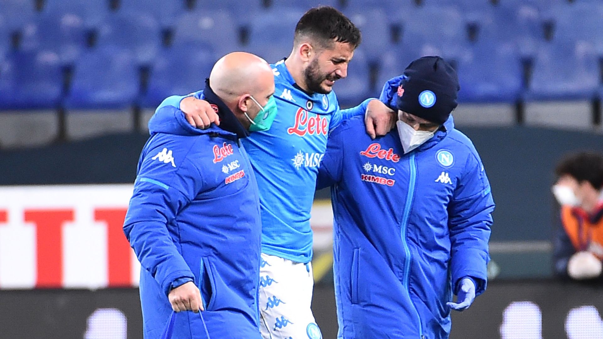 Manolas injured Genoa Napoli