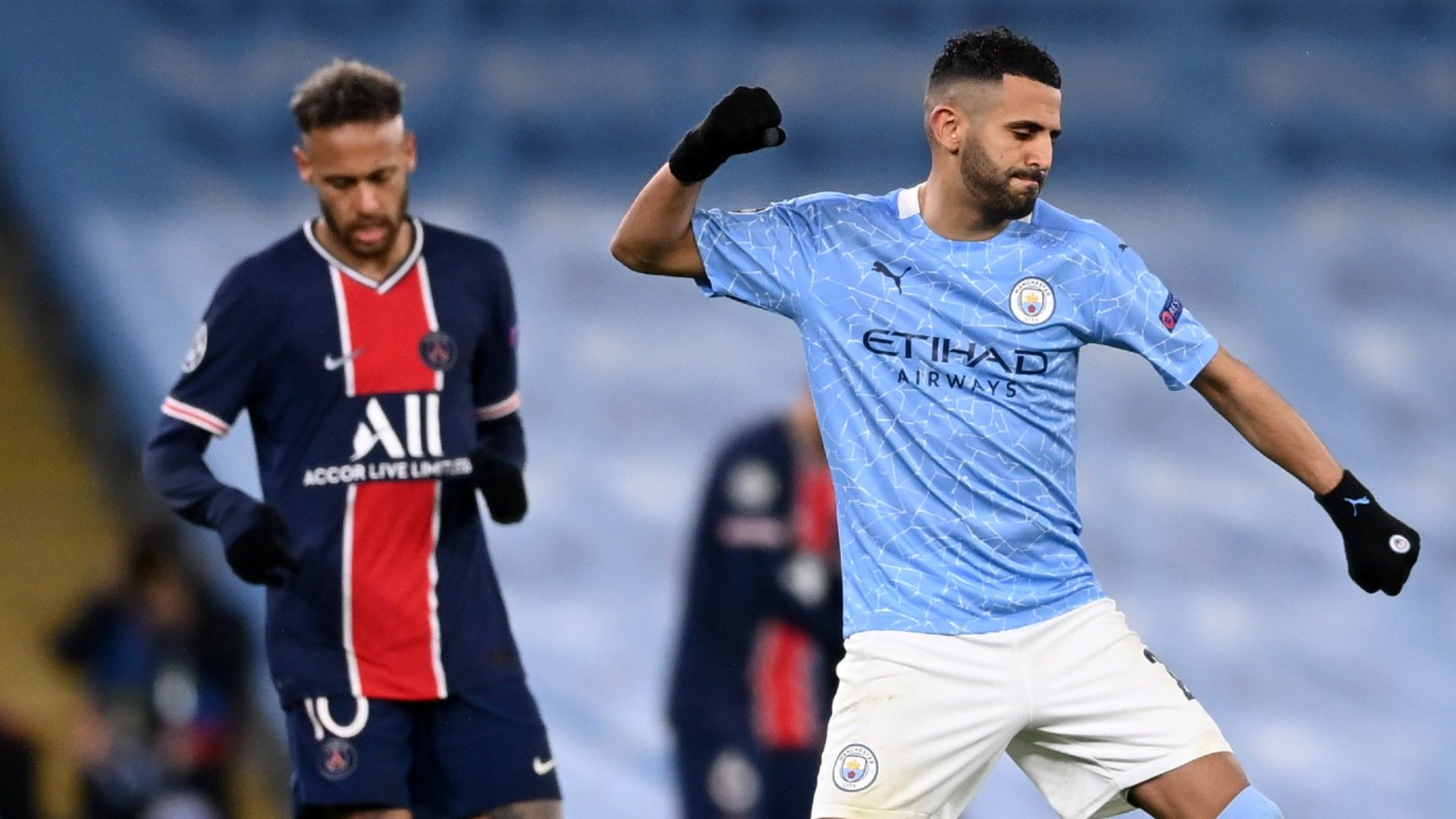 Neymar Mahrez Manchester City PSg Champions League semifinal 04 05 2021