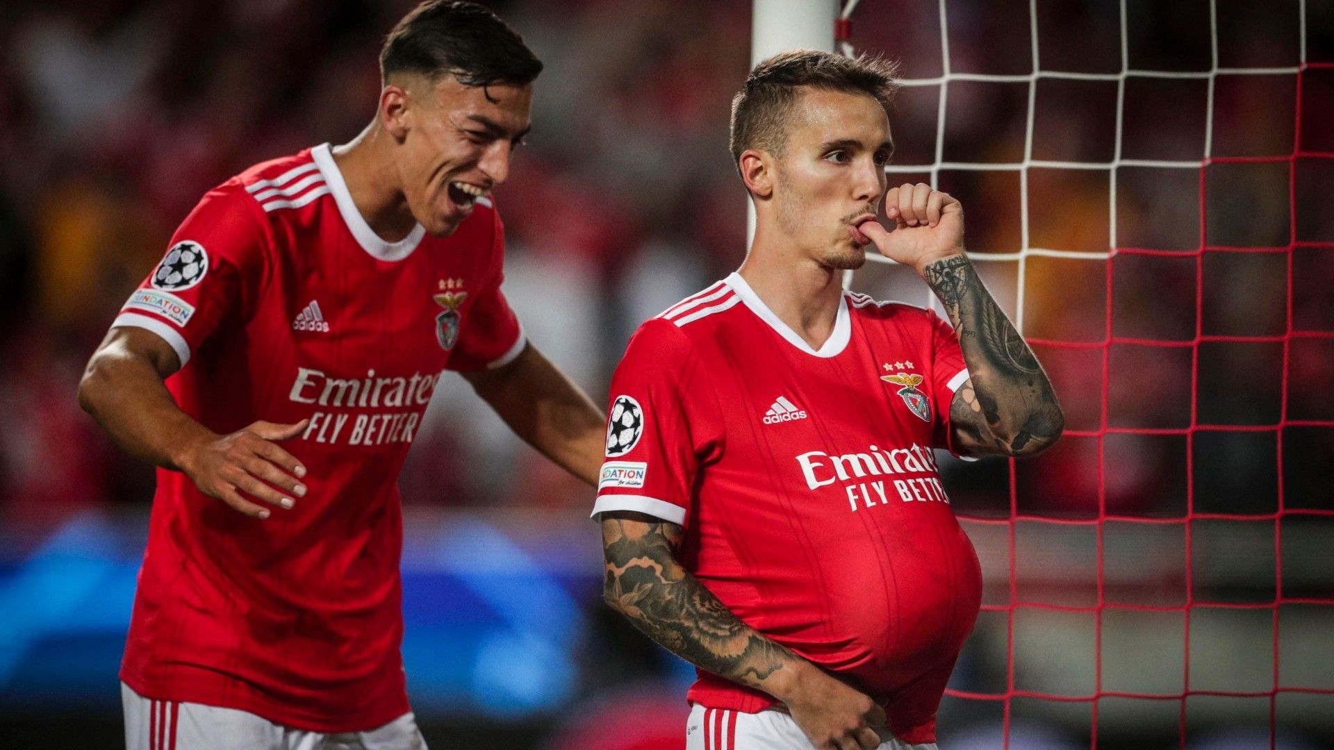 Grimaldo Benfica Maccabi Haifa