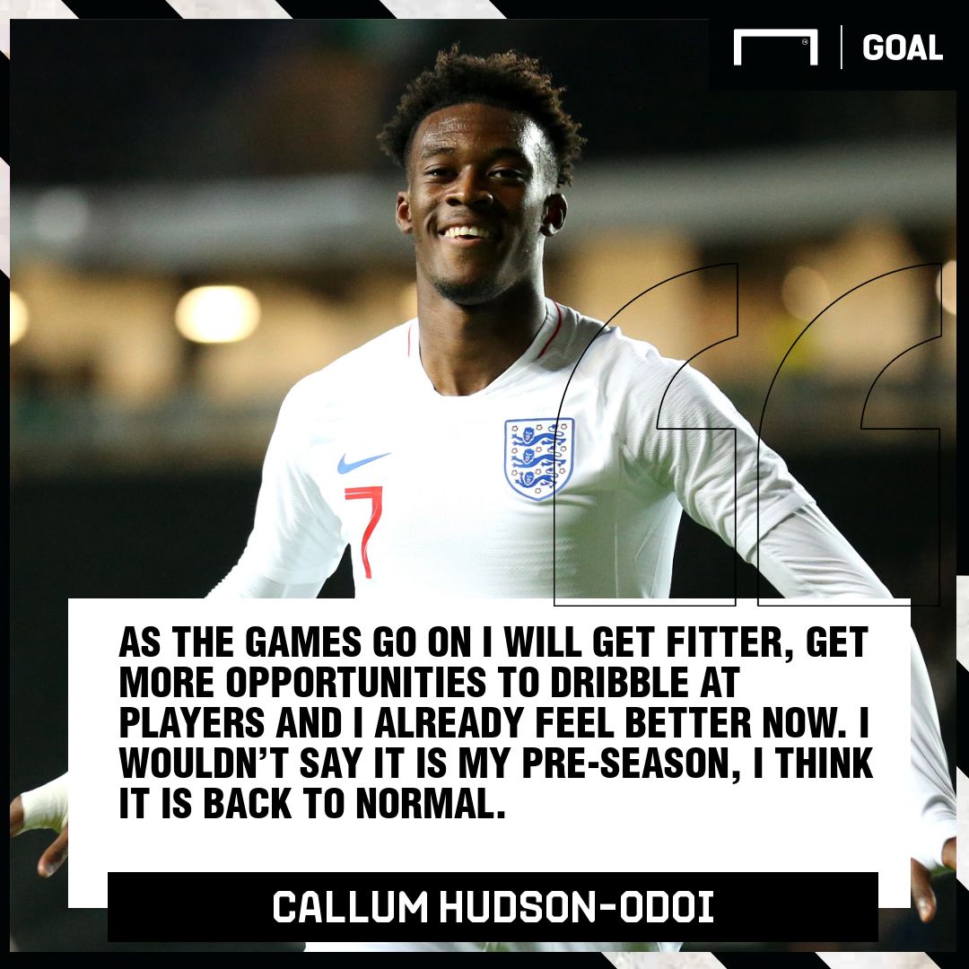 Callum Hudson-Odoi England quote GFX