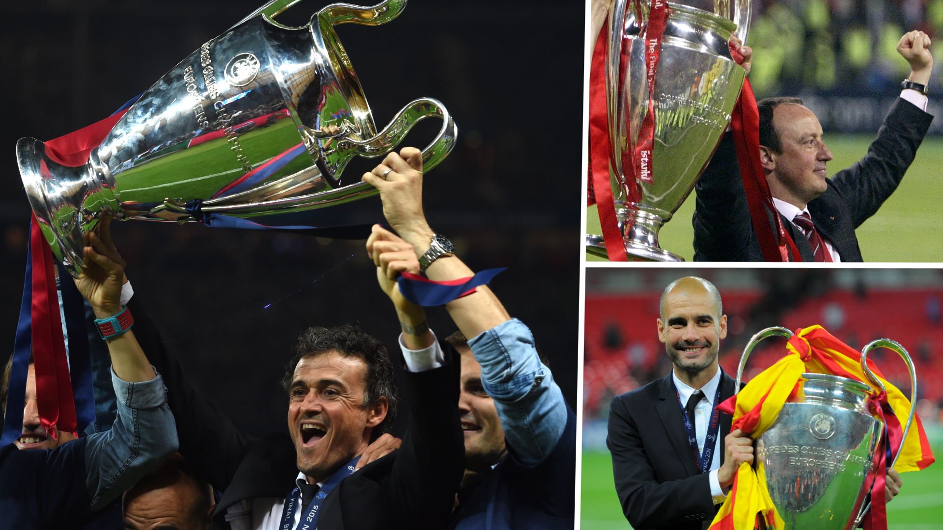 Entrenadores españoles que ganaron la Champions League