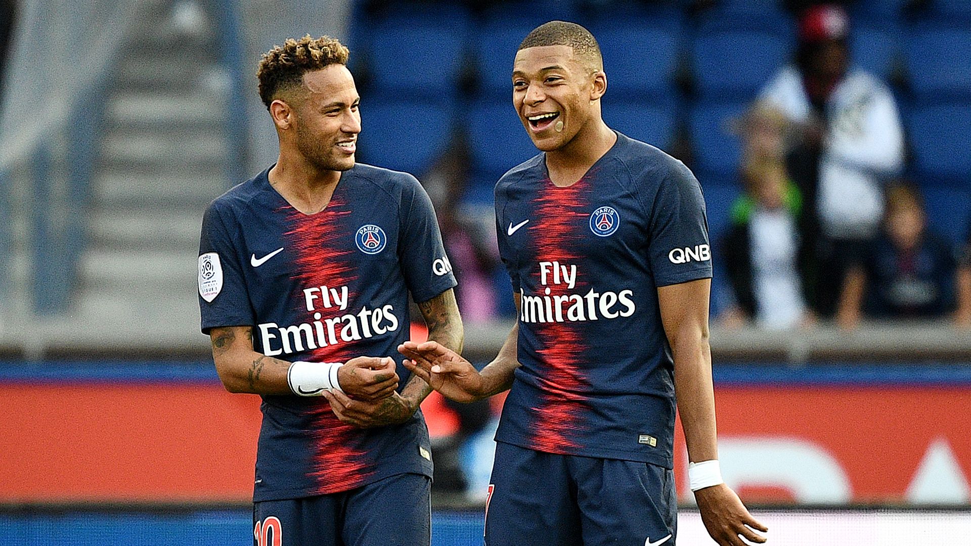 Neymar Kylian Mbappe PSG SCO Angers