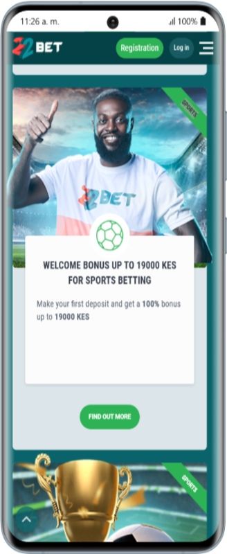 22Bet App Kenya Welcome Bonus