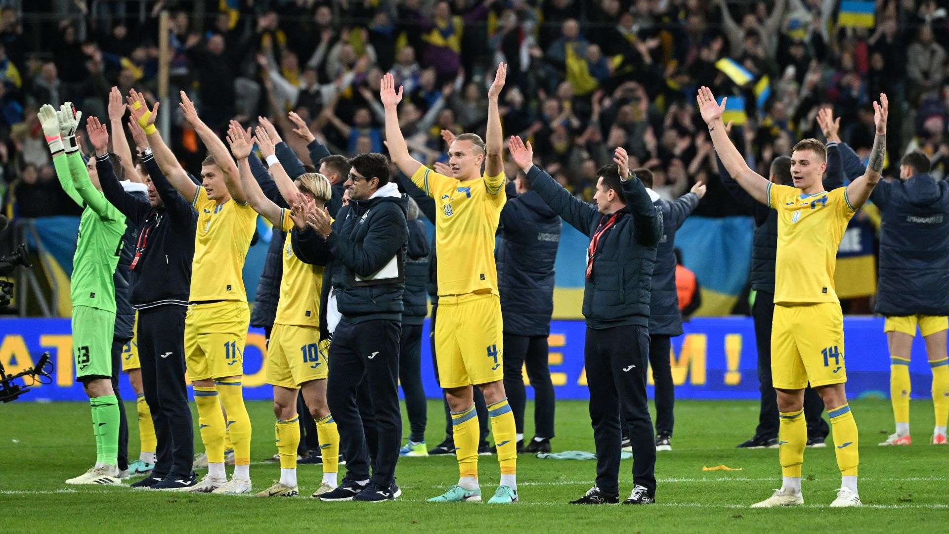 Ukraine players UEFA EURO 2024 qualification