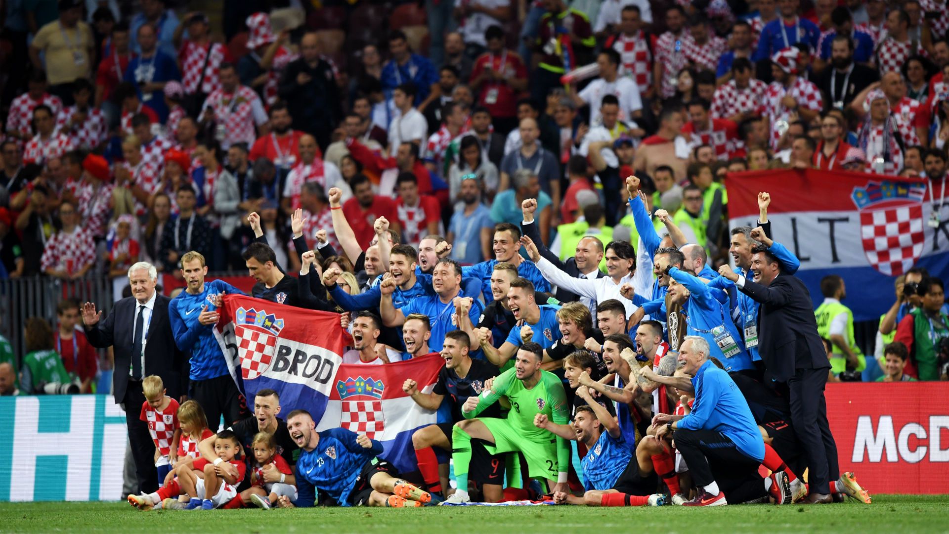 croatia england - celebration - world cup - 11072018