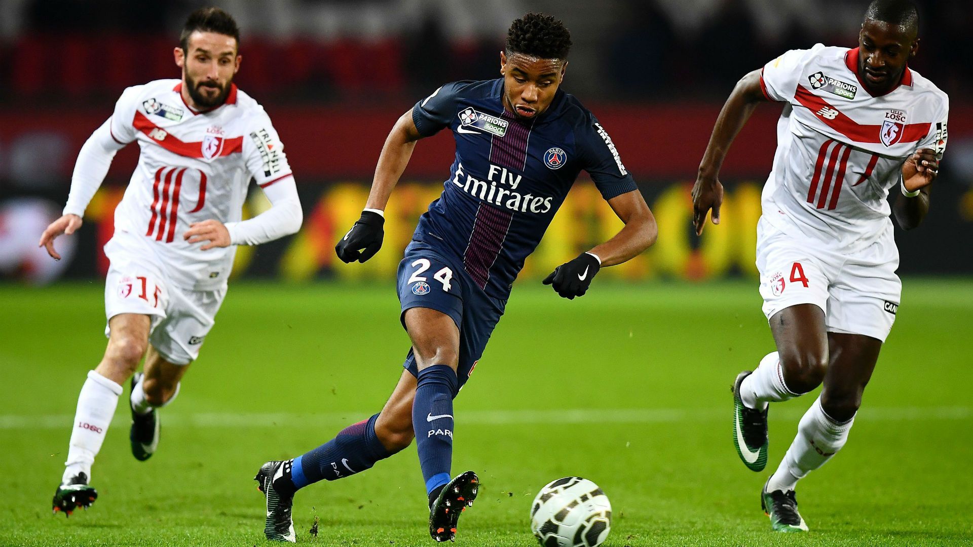 Cristopher Nkunku PSG Lille Coupe de la Ligue 14122016