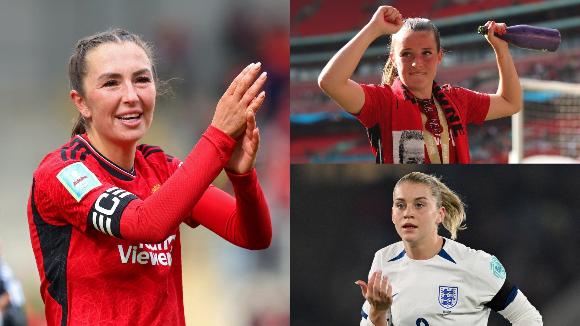 Katie Zelem Ella Toone Alessia Russo composite