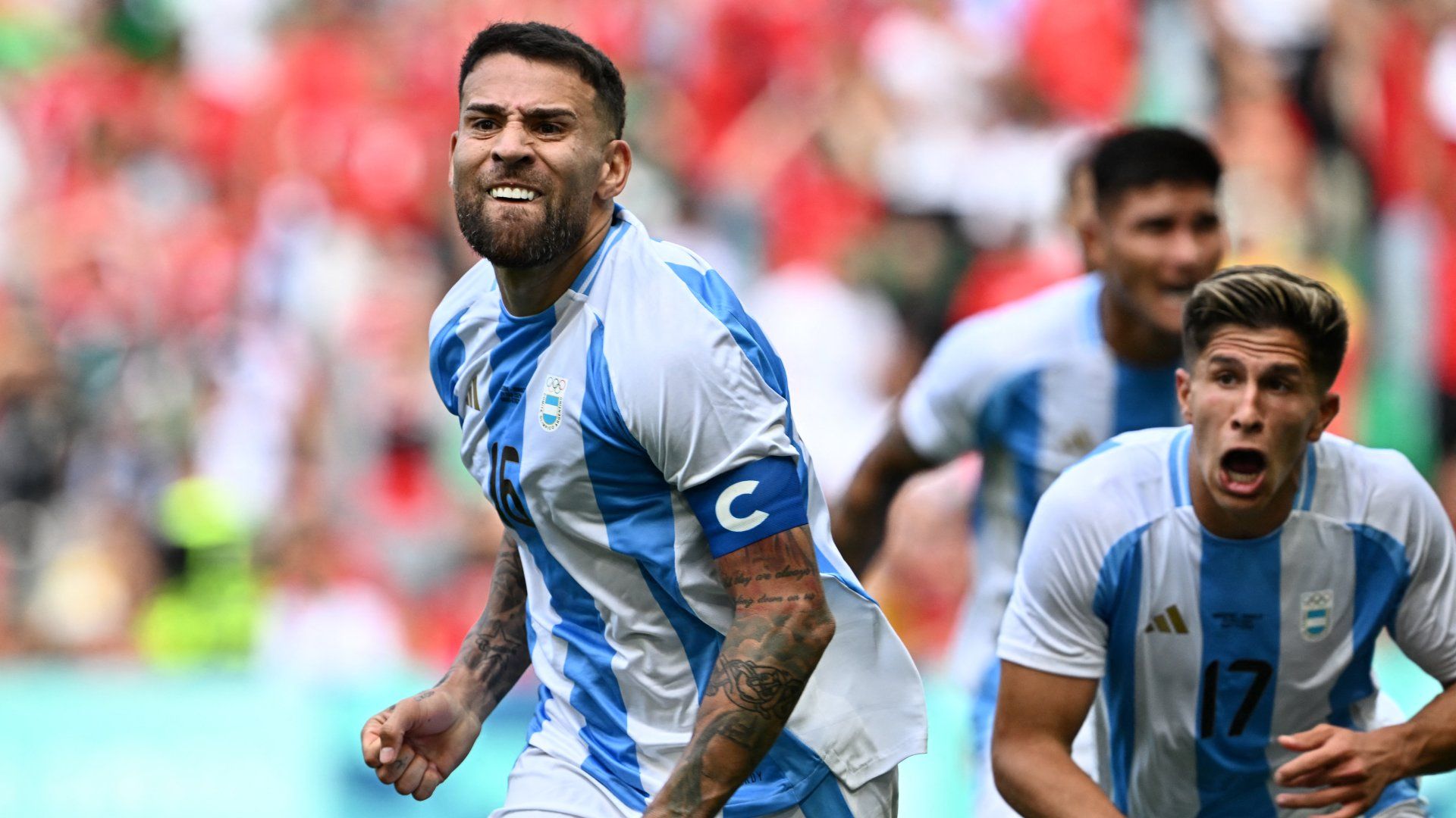 Nicolas Otamendi Argentina Morocco Olympics 2024