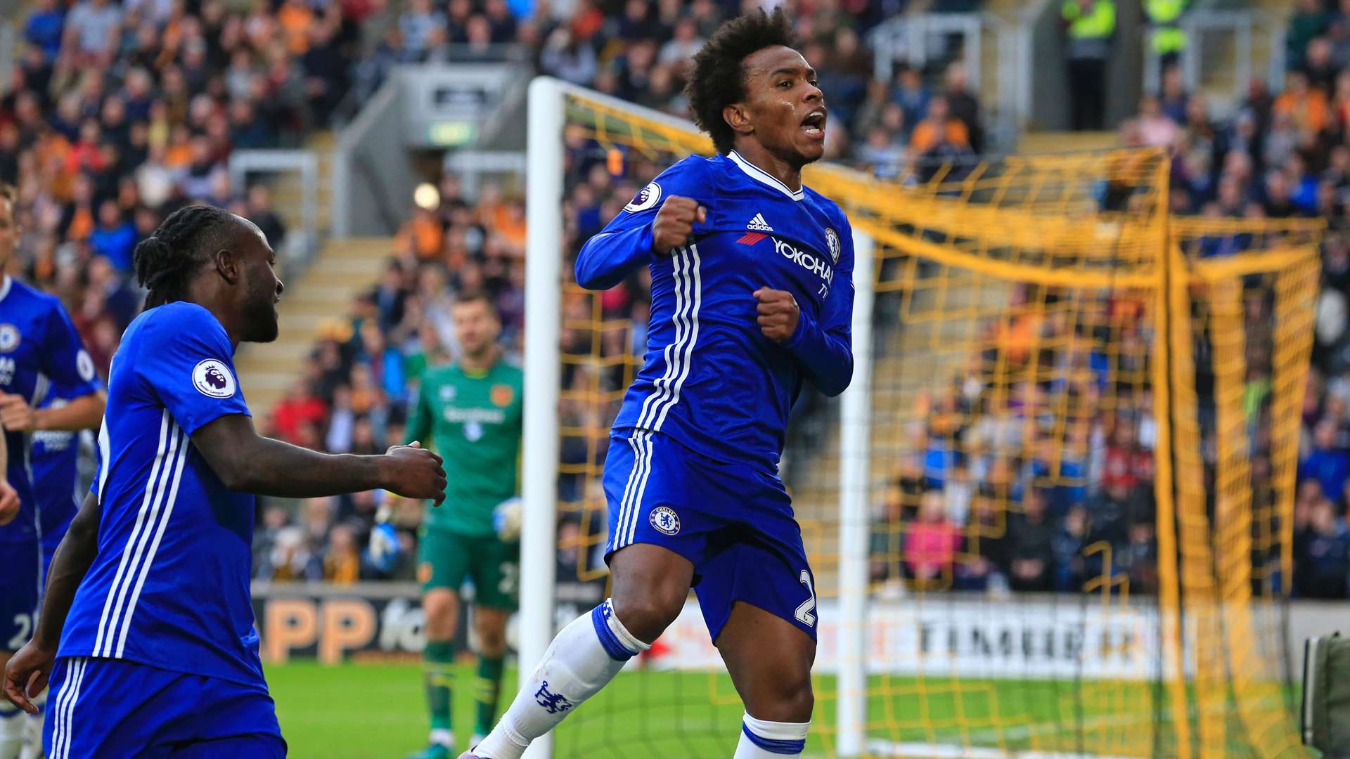 Willian Chelsea Hull City Premier League