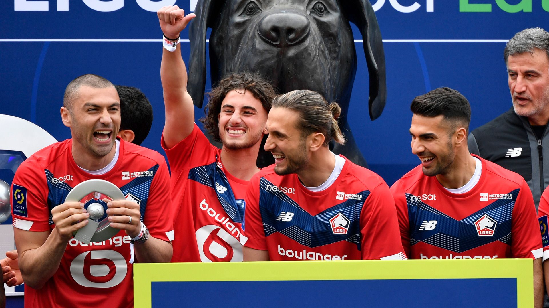 Lille champions celebration