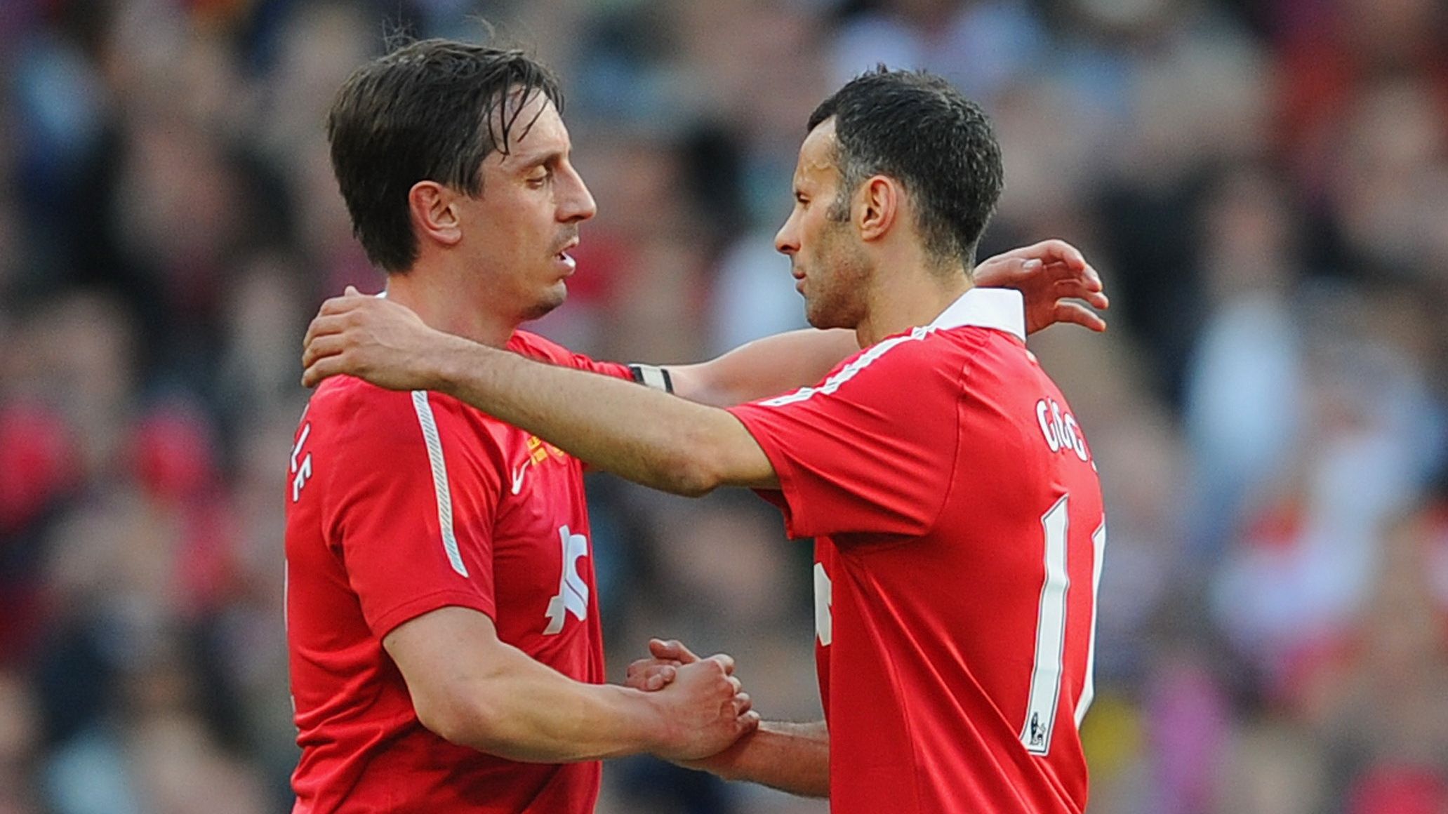 Gary Neville Ryan Giggs Manchester United