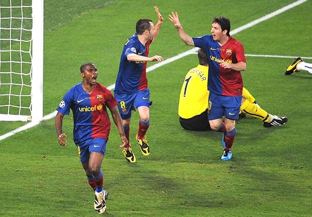 Samuel Eto'o Barcelona Champions League Final 2009