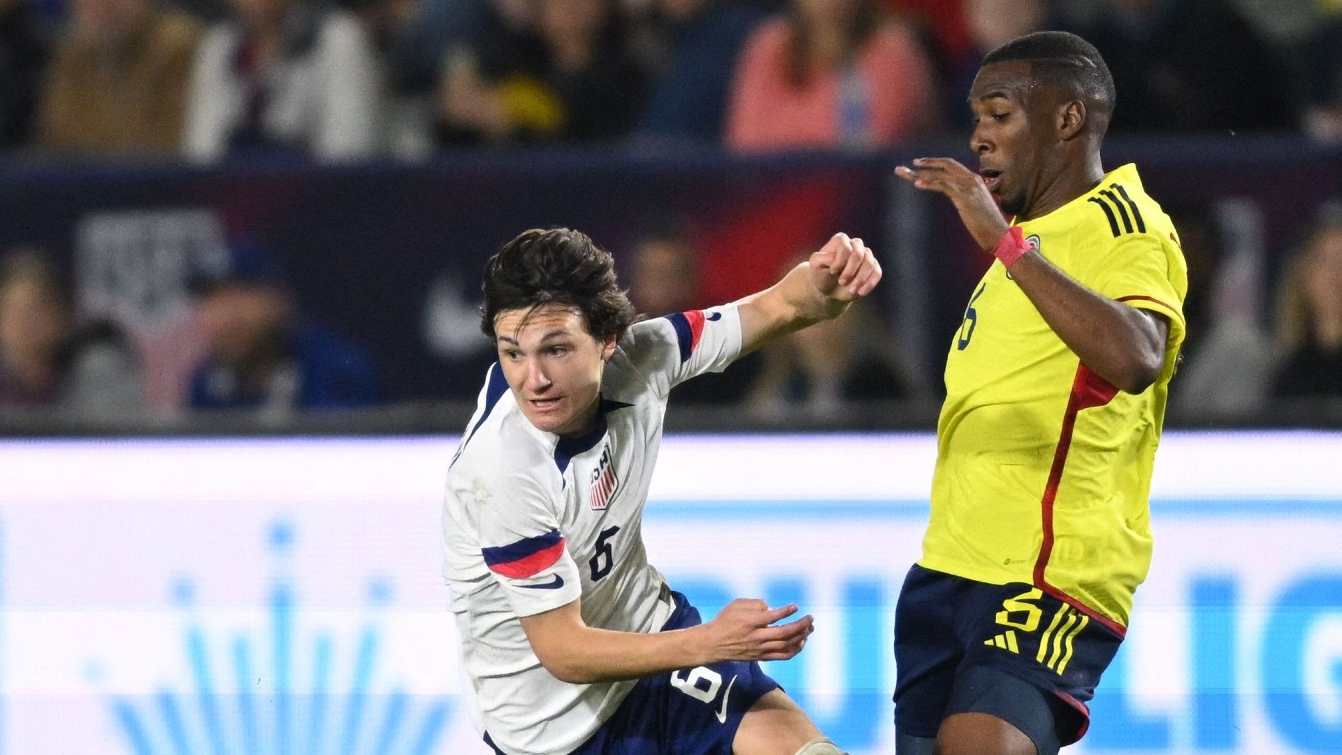 Aaronson Colombia 2023 USMNT