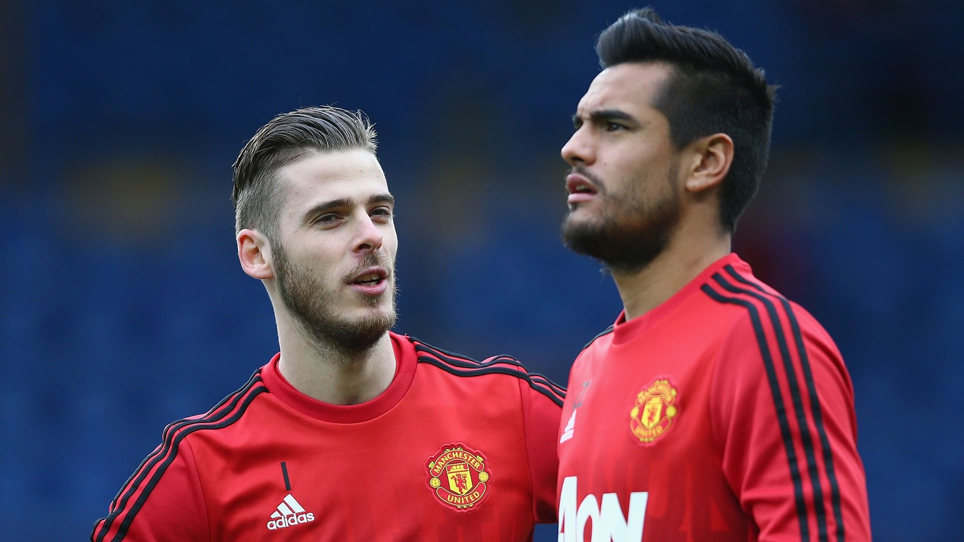 David de Gea Sergio Romero Man Utd