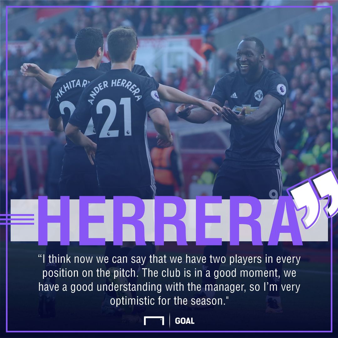 Ander Herrera Manchester United squad depth