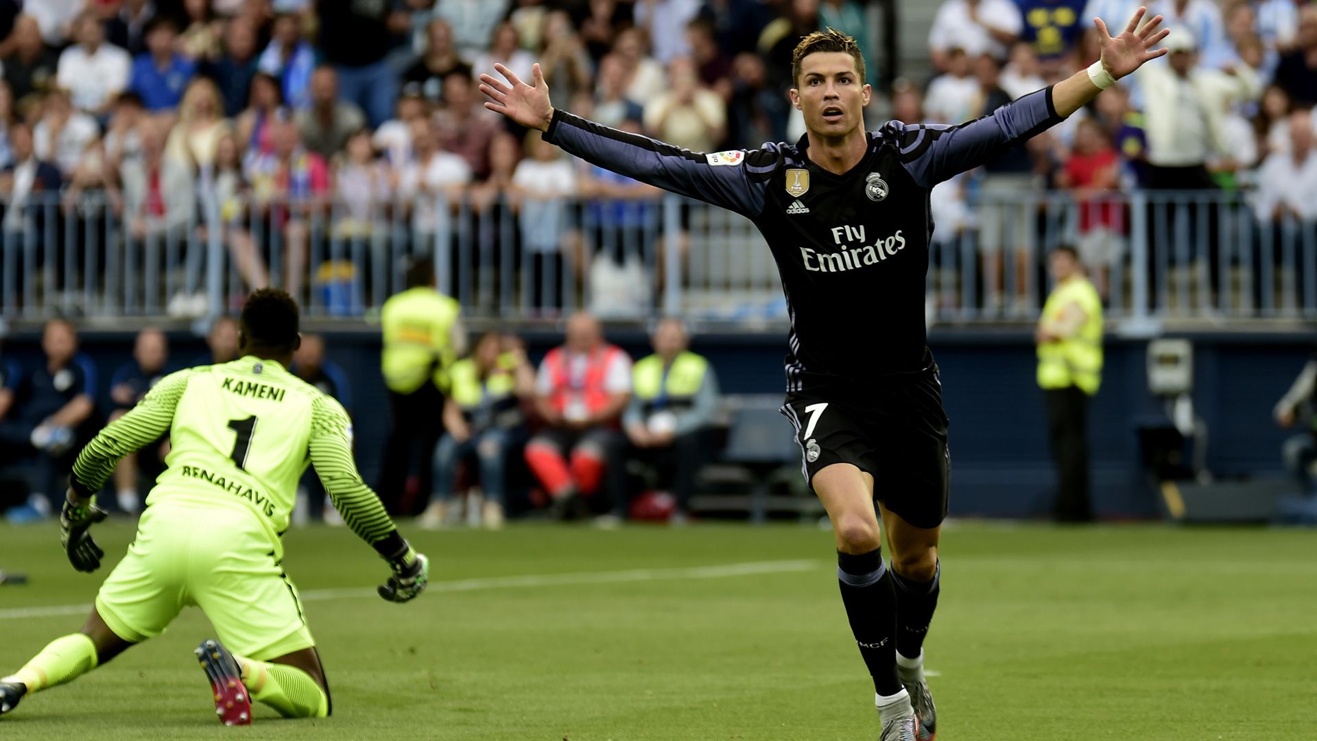 Cristiano Ronaldo Real Madrid Kameni Malaga 21052017
