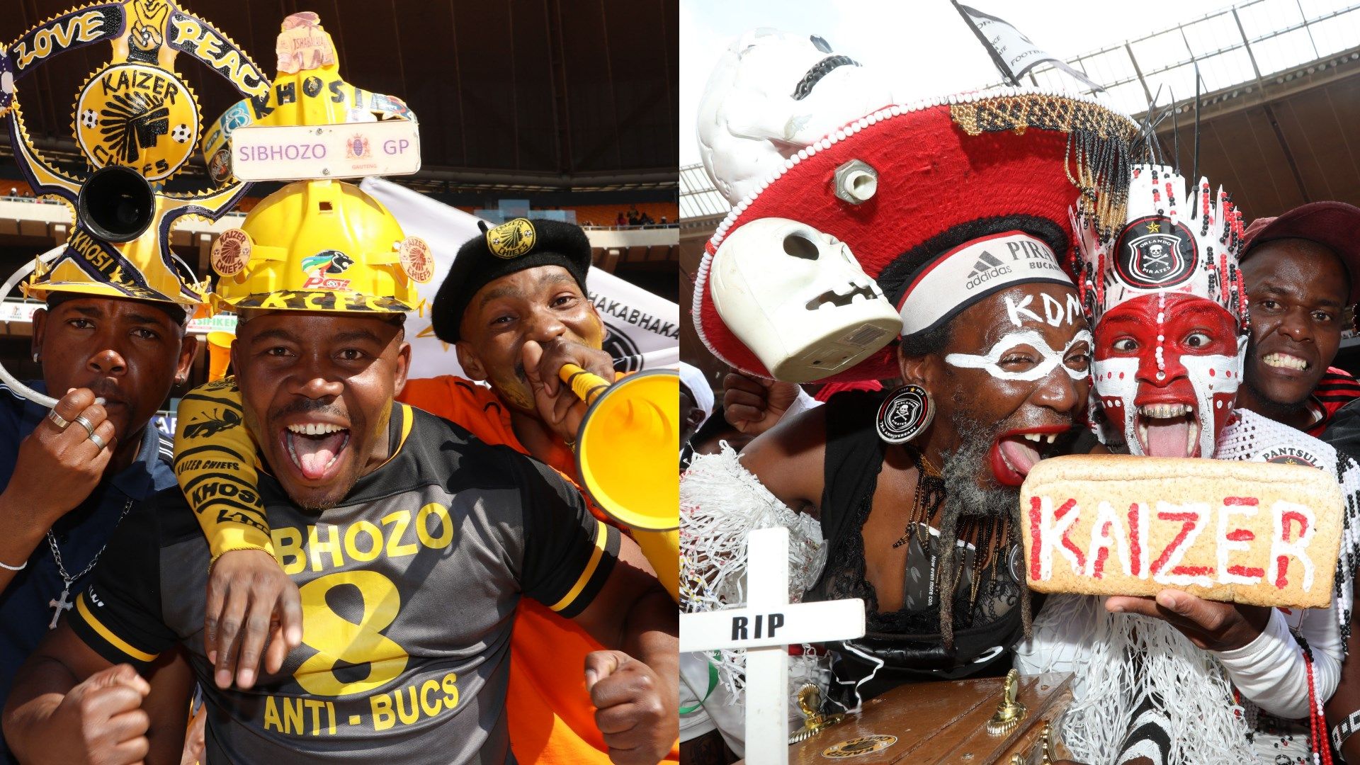 Kaizer Chiefs Orlando Pirates fans GFX