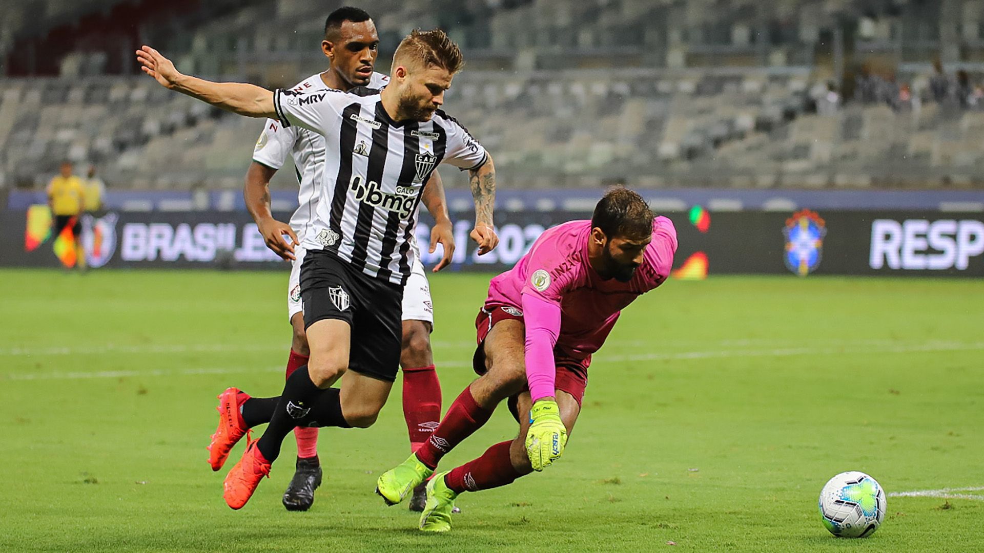 Sasha e Muriel Atlético-MG Fluminense Brasileirão Série A 14102020