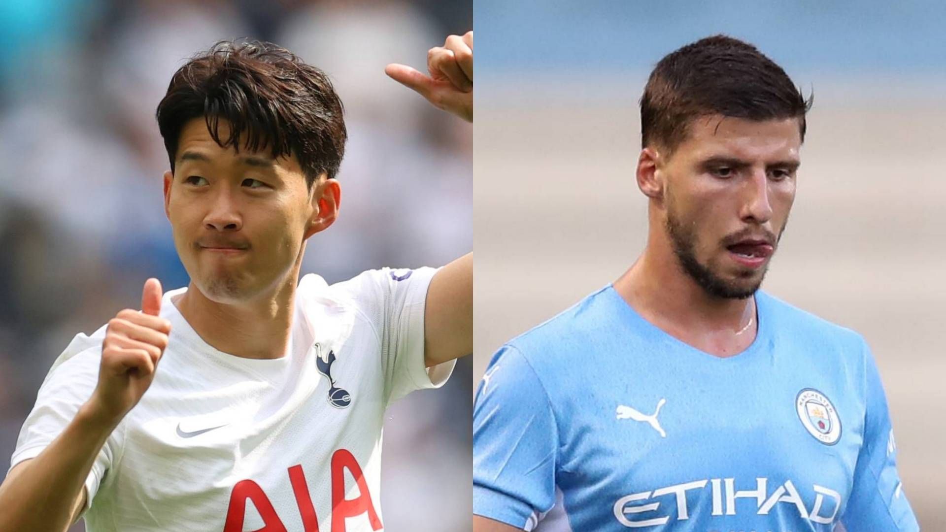 Son Heung-min Tottenham Ruben Dias Manchester City