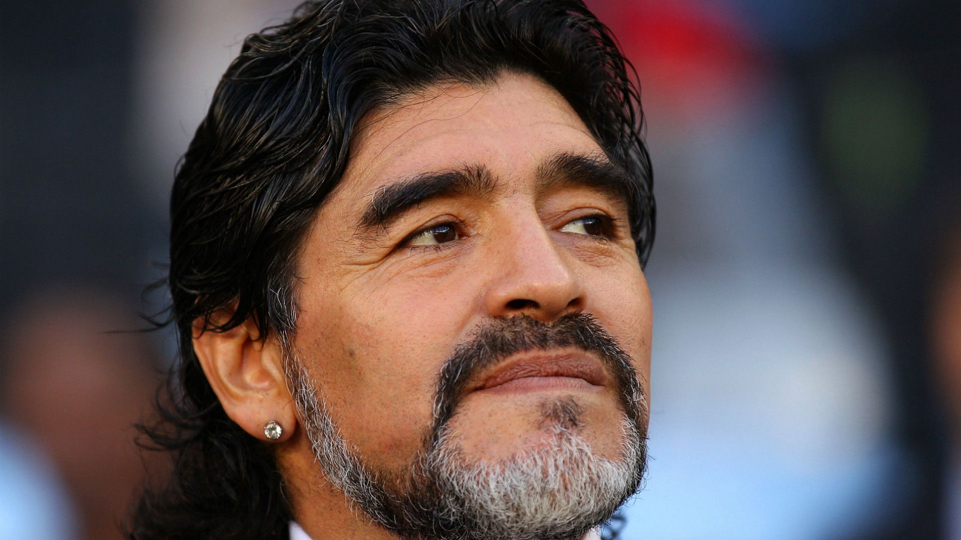 Diego Maradona FIFA World Cup 2010 Argentina v Germany 07032010