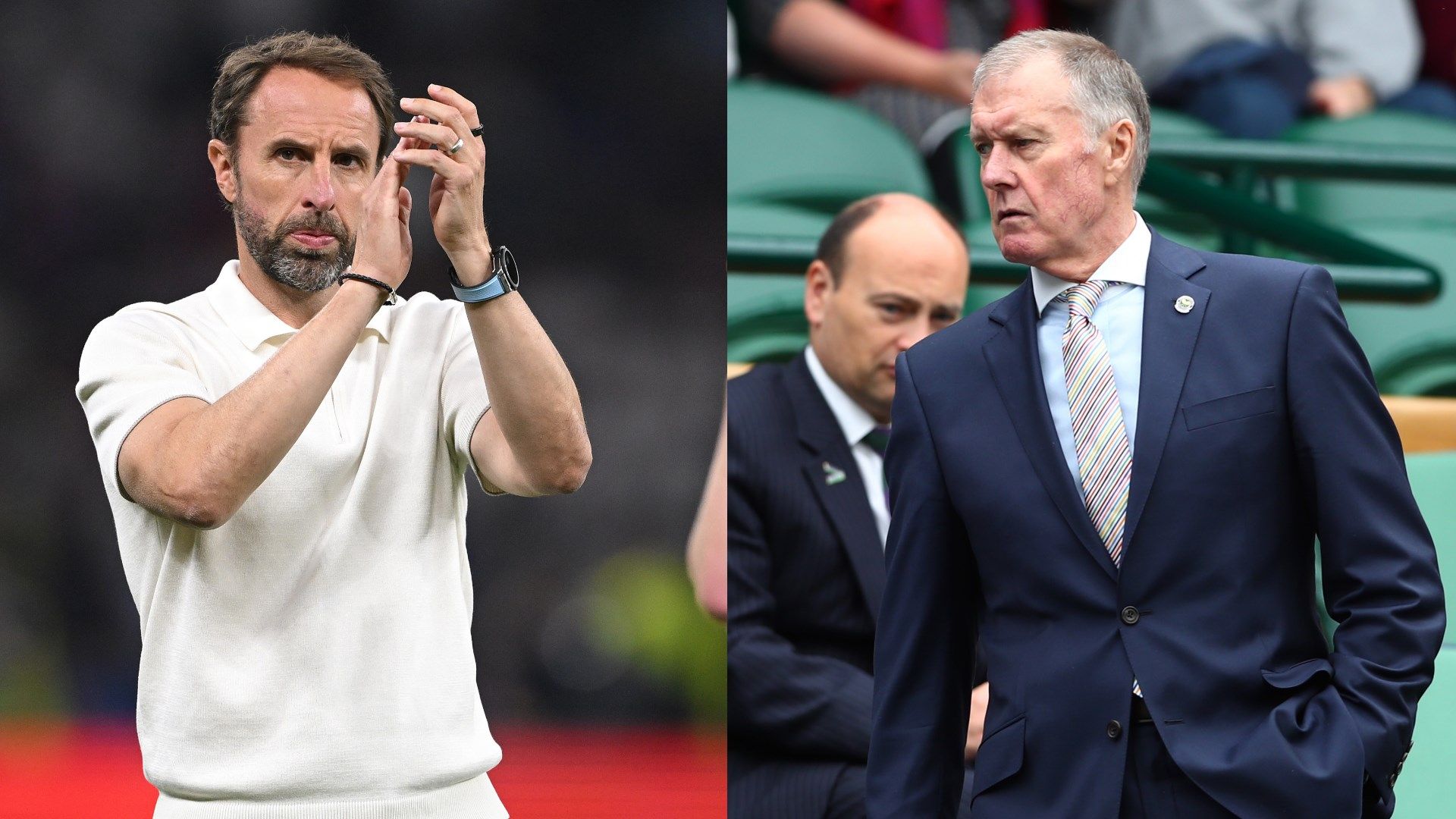 Gareth Southgate Geoff Hurst split 2024
