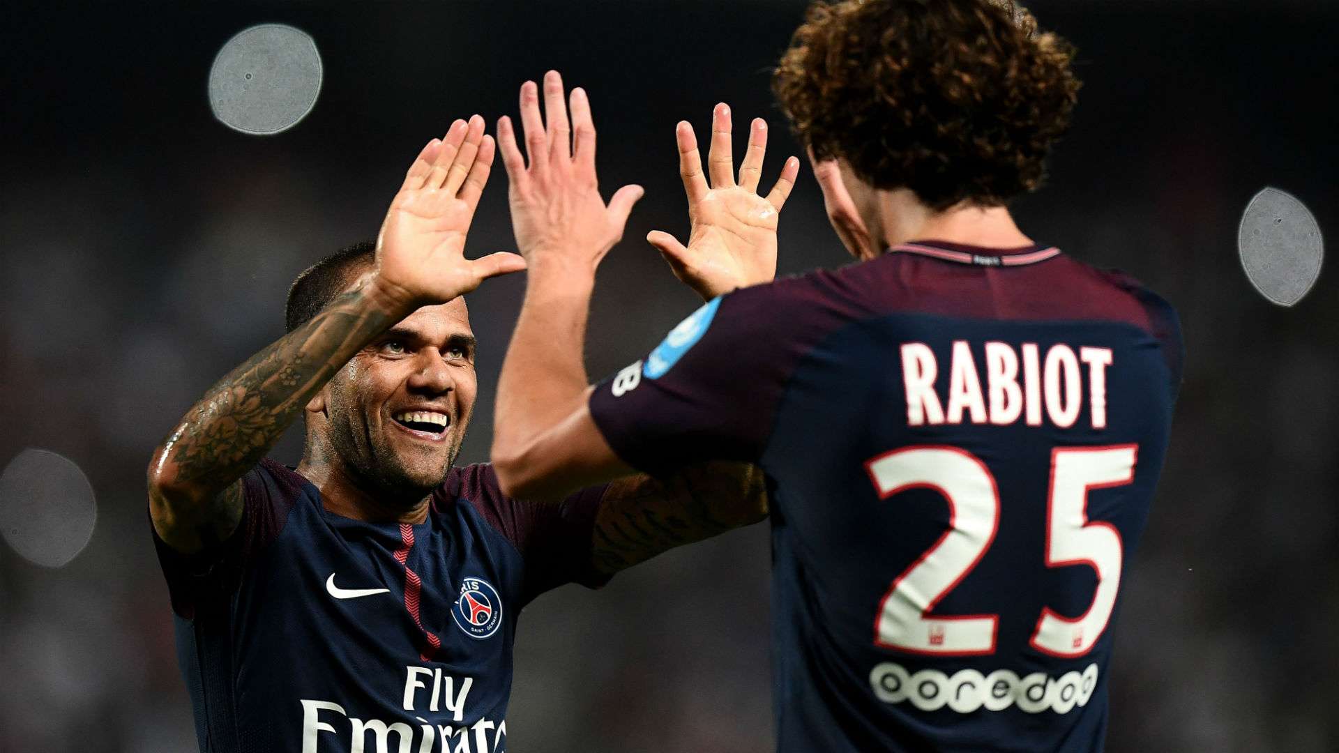 Daniel Alves Adrien Rabiot Monaco PSG Trophee des Champions 29072017