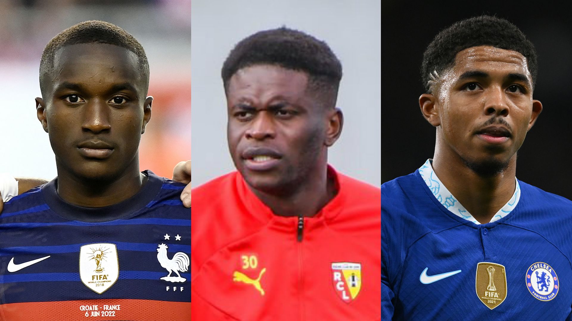 Equipe de France Moussa Siaby Brice Samba Wesley Fofana