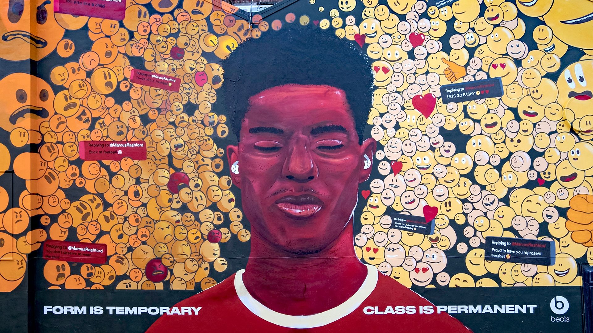 Marcus Rashford Beats Mural